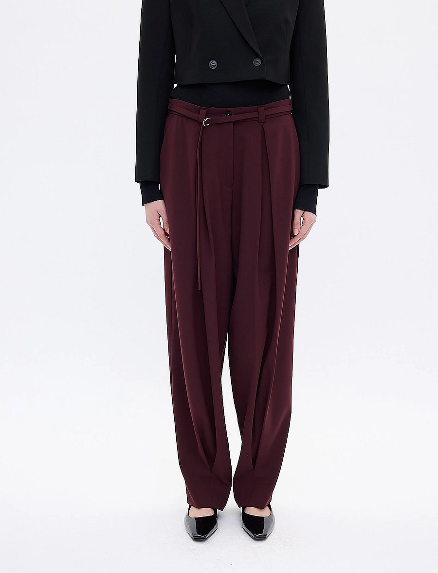 Five Units - LanaFV 136 - bukser med lige ben - maroon - 3