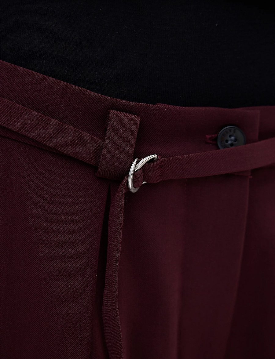 Five Units - LanaFV 136 - bukser med lige ben - maroon - 4