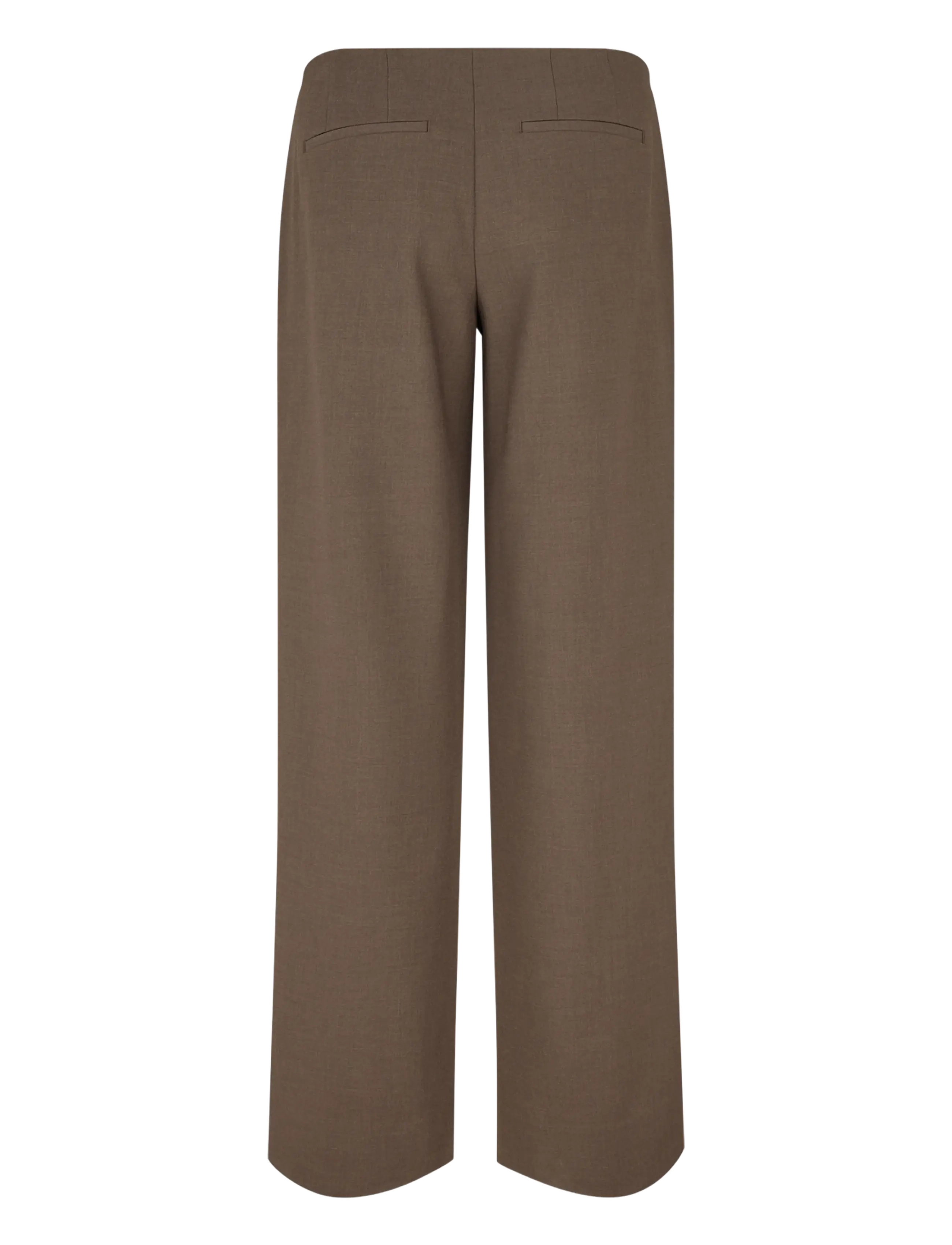 Five Units - PixieFV 826 - bukser med brede ben - mud brown melange - 1