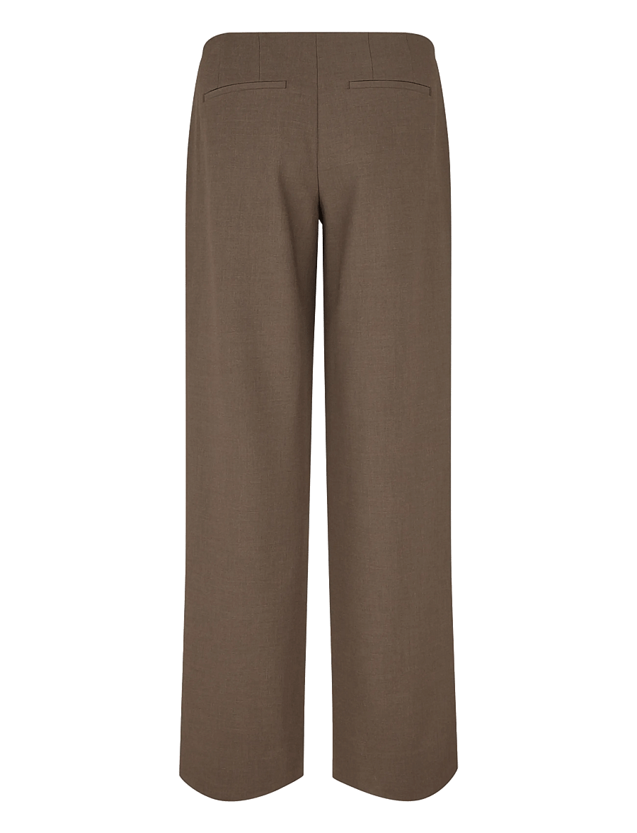 Five Units - PixieFV 826 - bukser med brede ben - mud brown melange - 1
