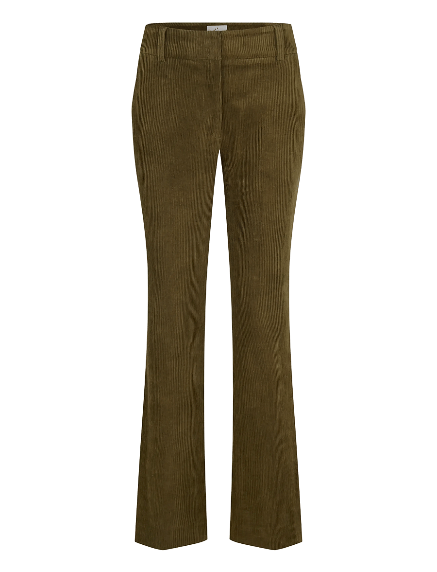 Five Units - ClaraFV 121 Corduroy - fløjlsbukser - faded green - 1