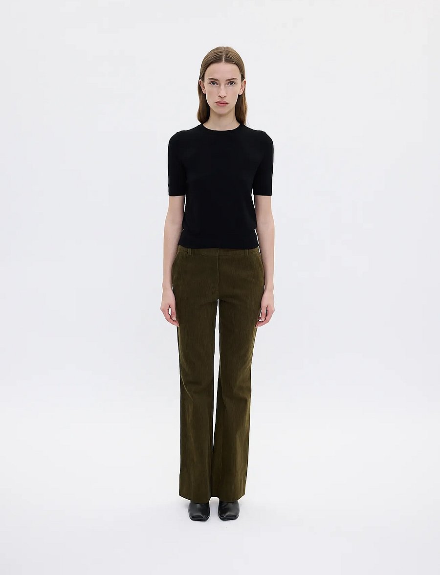 Five Units - ClaraFV 121 Corduroy - fløjlsbukser - faded green - 0