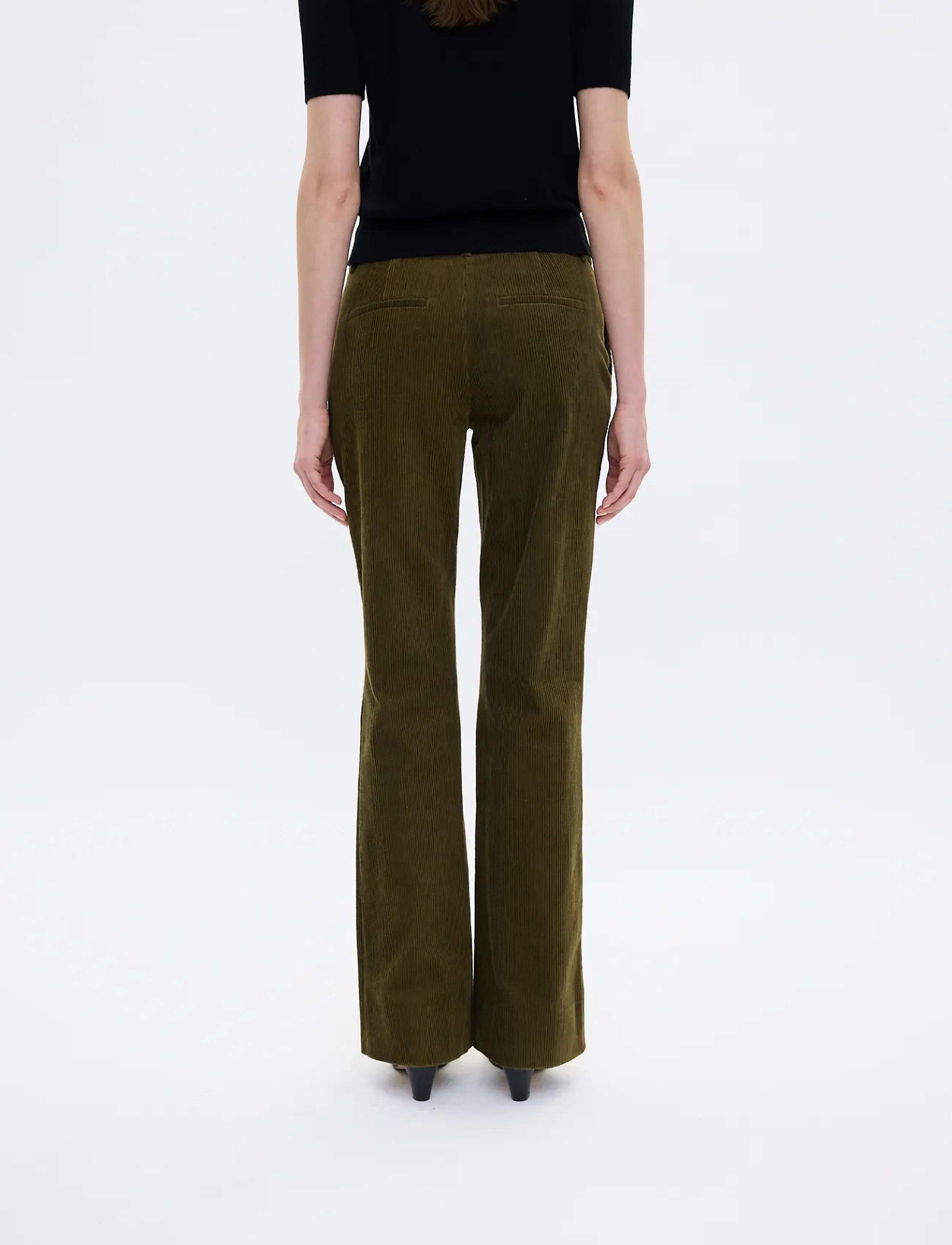 Five Units - ClaraFV 121 Corduroy - fløjlsbukser - faded green - 4