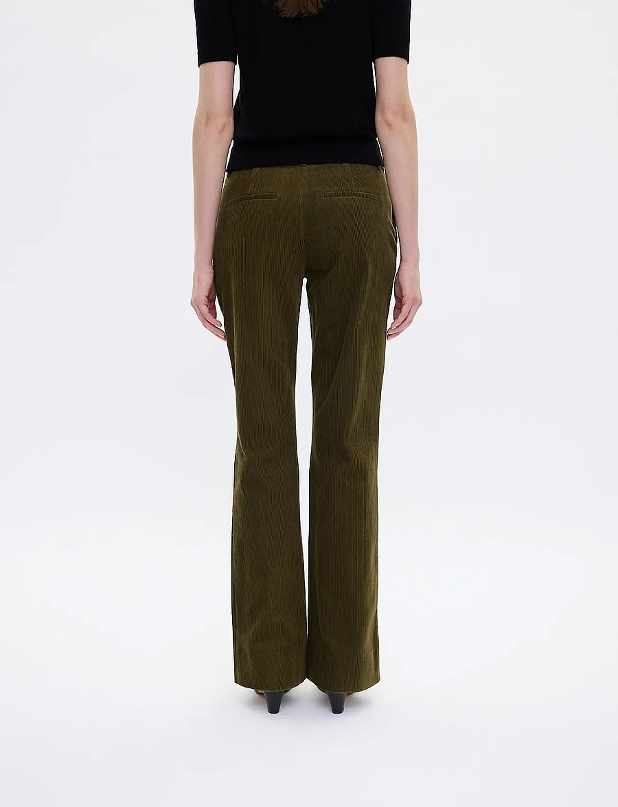 Five Units - ClaraFV 121 Corduroy - fløjlsbukser - faded green - 4