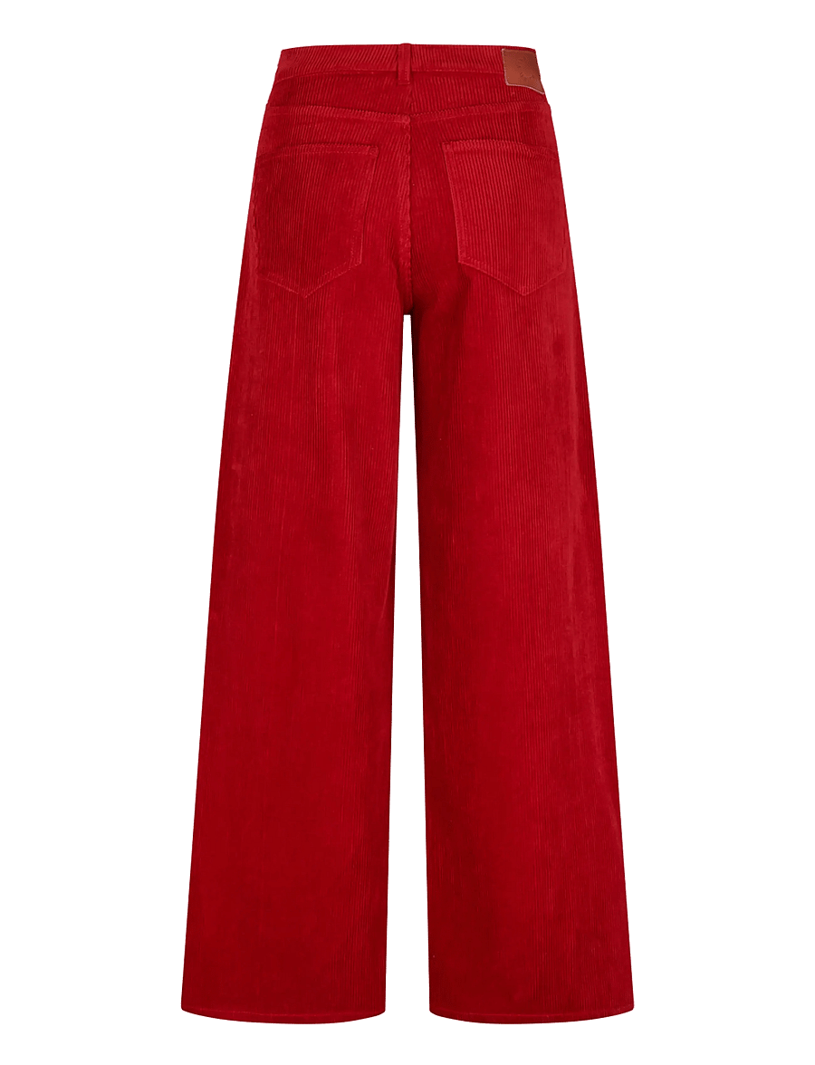Five Units - AbbyFV 121 Corduroy - fløjlsbukser - cranberry - 2
