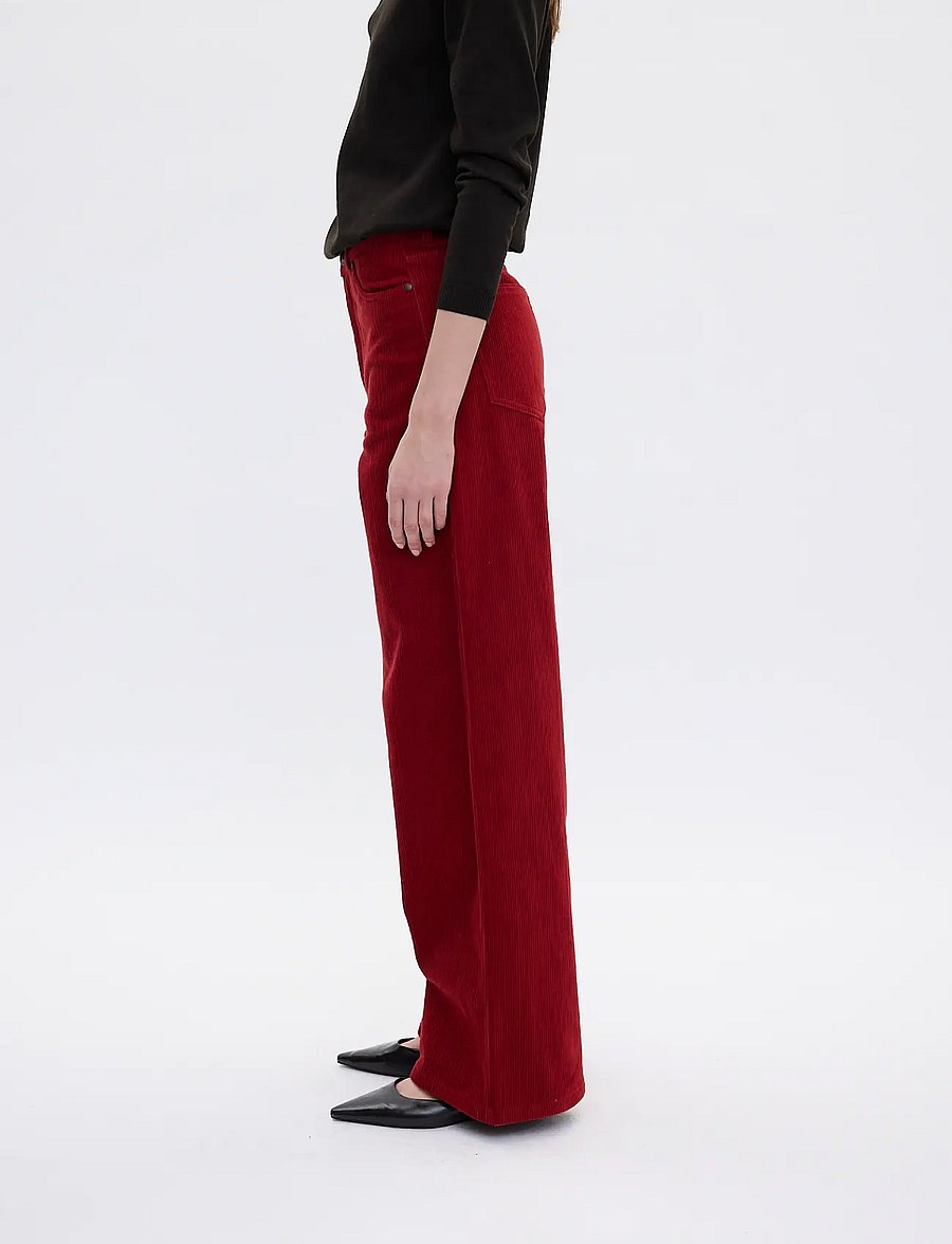 Five Units - AbbyFV 121 Corduroy - fløjlsbukser - cranberry - 5