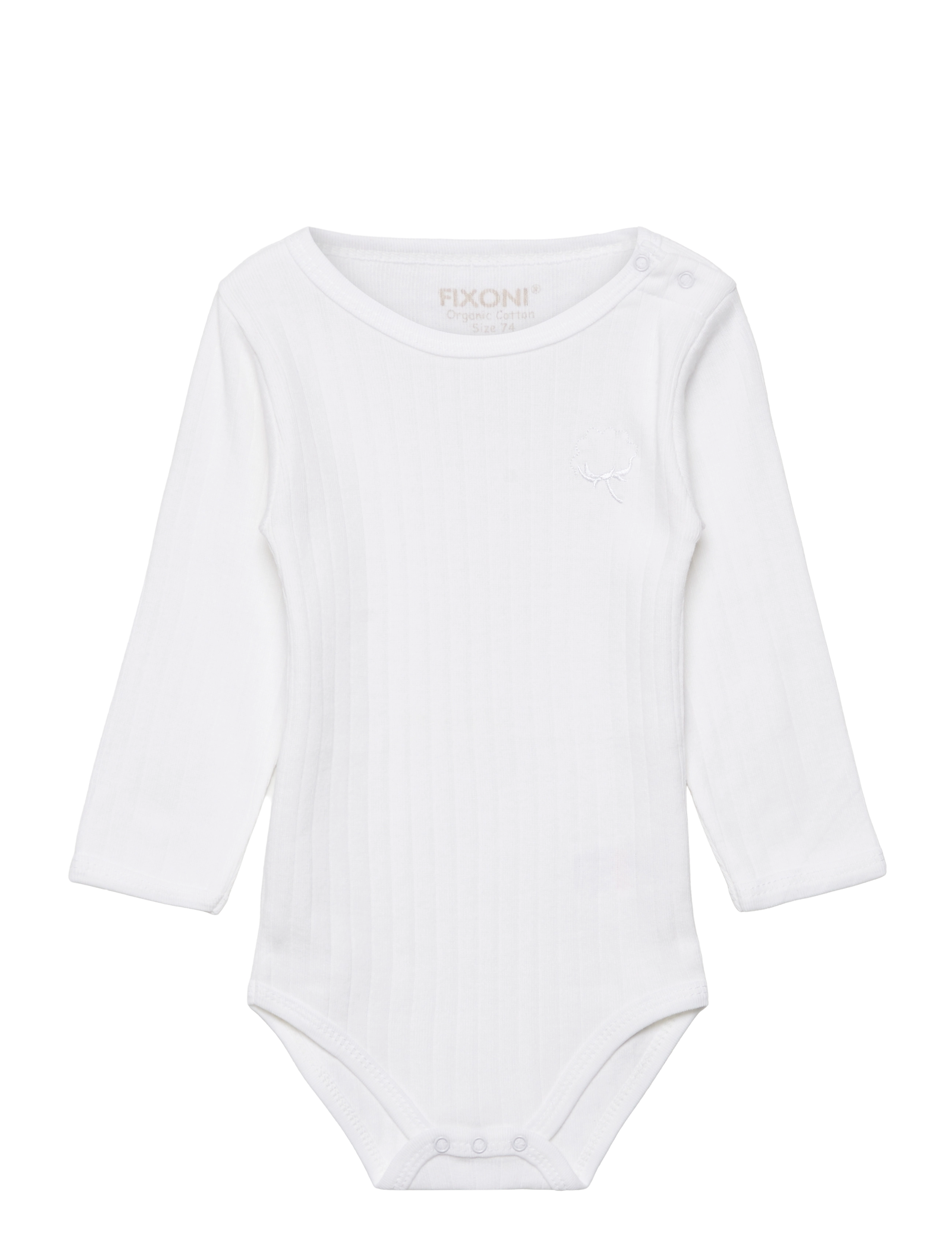 Fixoni Infinity Body L/S - Organic - Riided - 00-30 WHITE SKYE / white