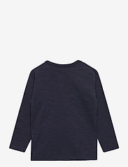 Fixoni - Hush LS T-Shirt-Oekotex - långärmade t-shirts - dark navy - 2