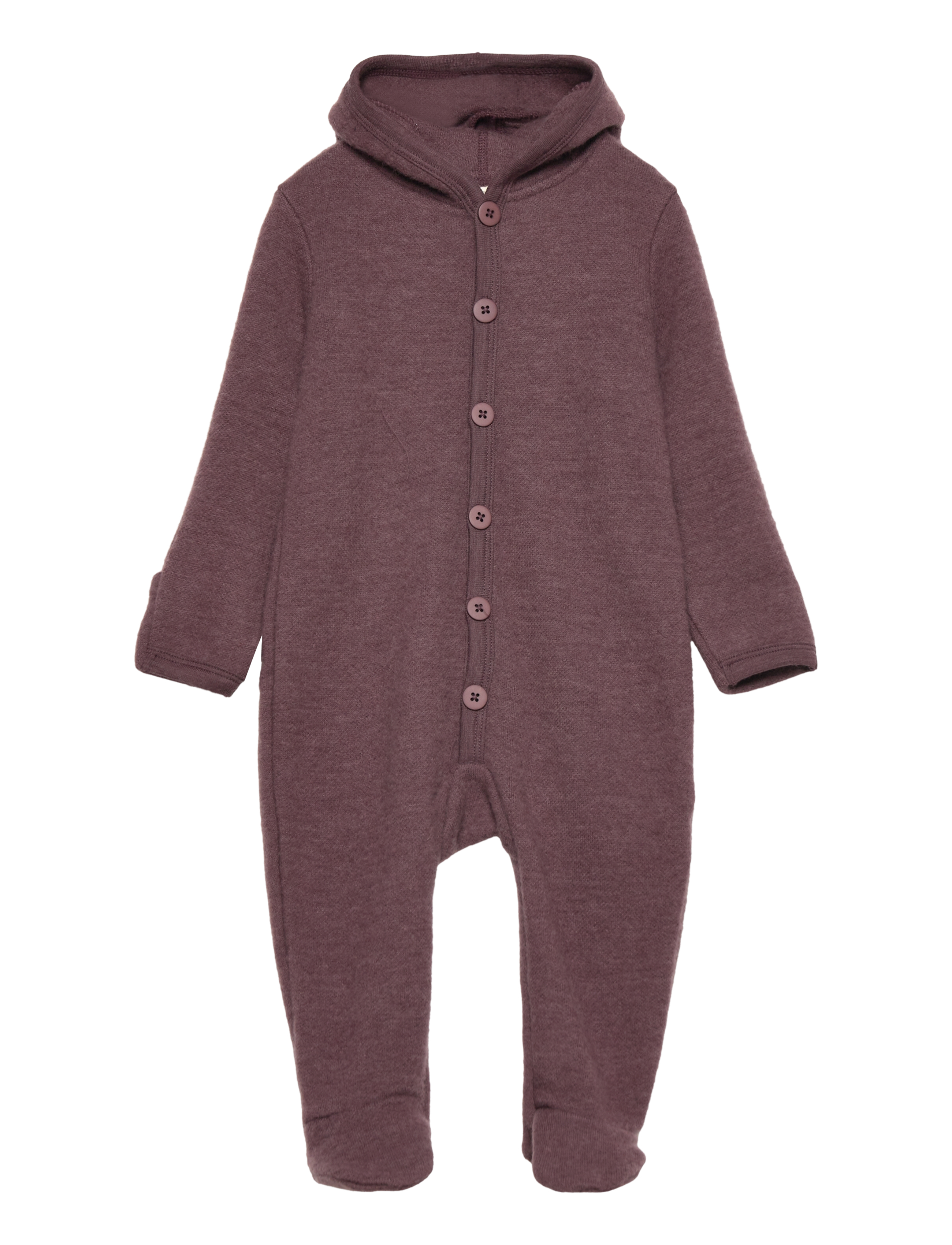 FIXONI Hush Wolle Wholesuit Burgundy - 56 - Kinder