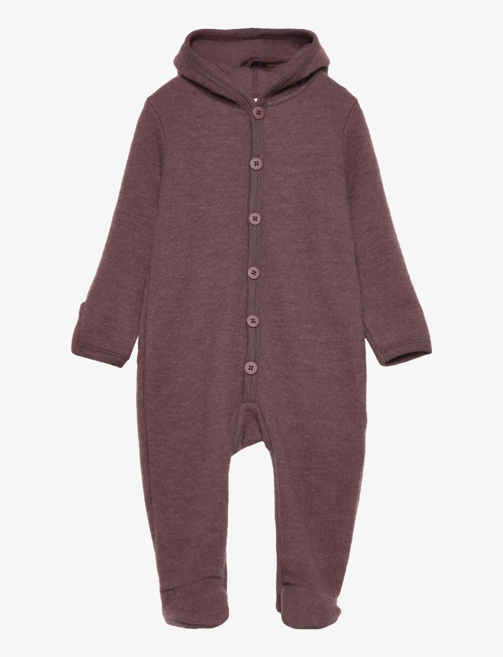 Fixoni - Hush Wool Wholesuit - fleece-sets - huckleberry melange - 0