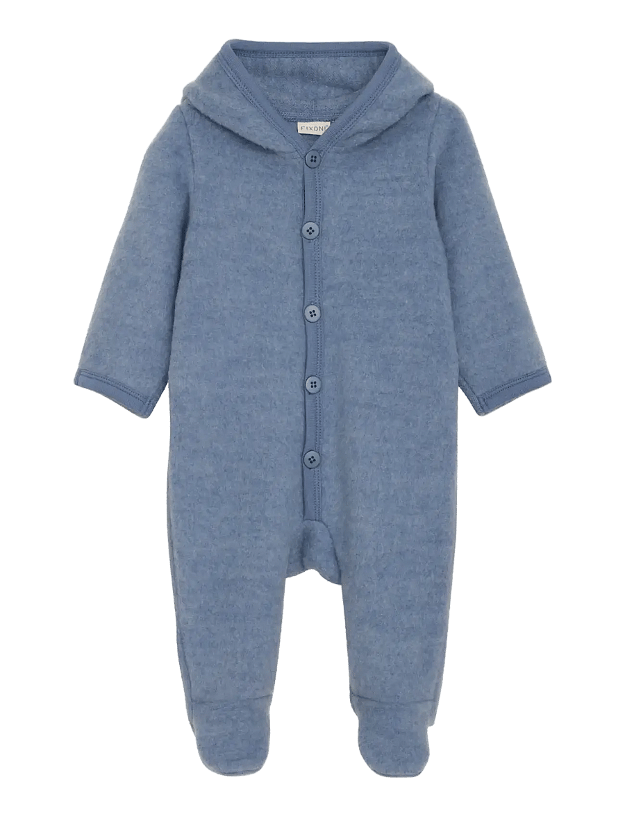 Fixoni - Hush Wool Wholesuit - underställ baby - infinity - 0