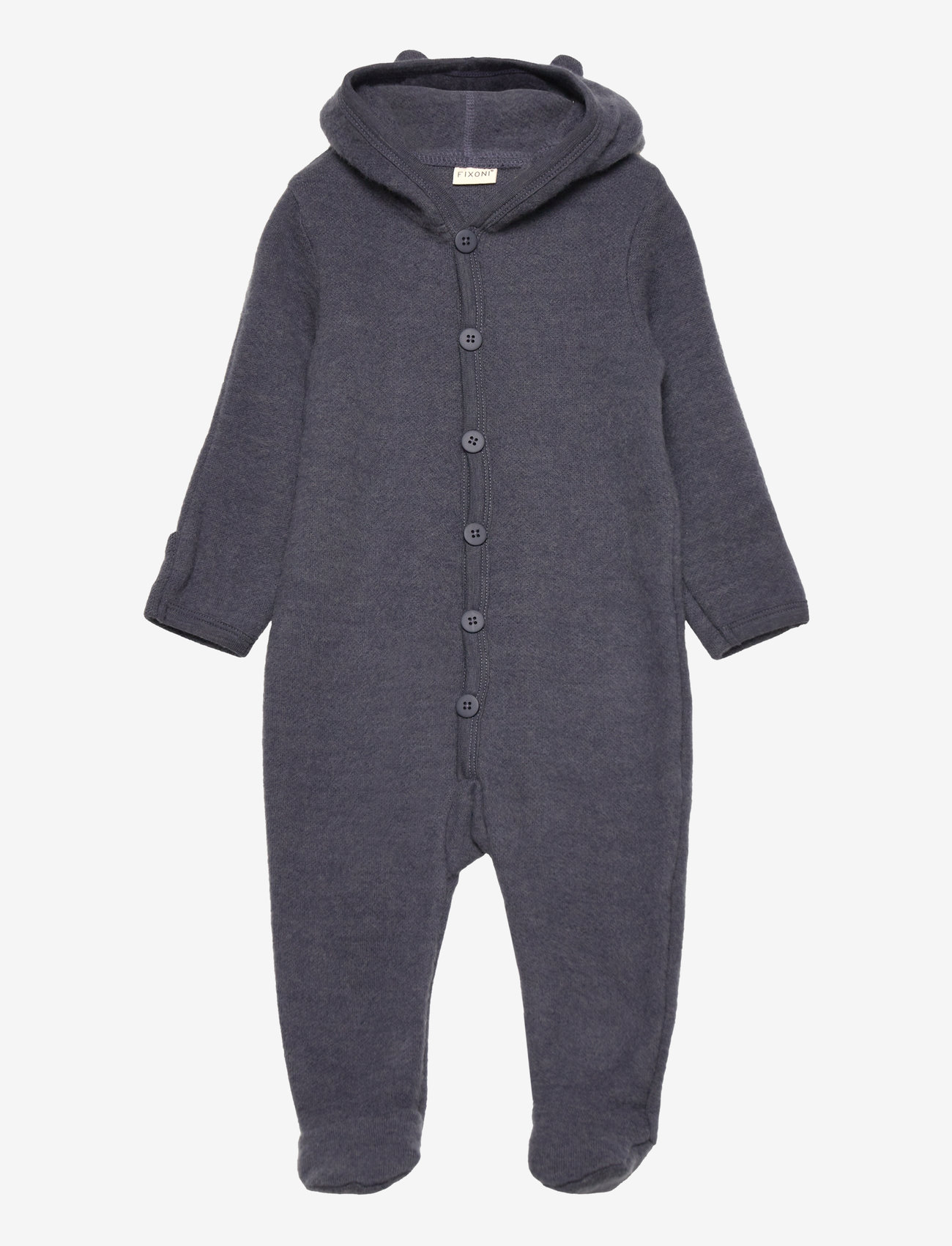 Fixoni - Hush Wool Wholesuit - funkionsunterwäsche - baby - odyssey gray melange - 1