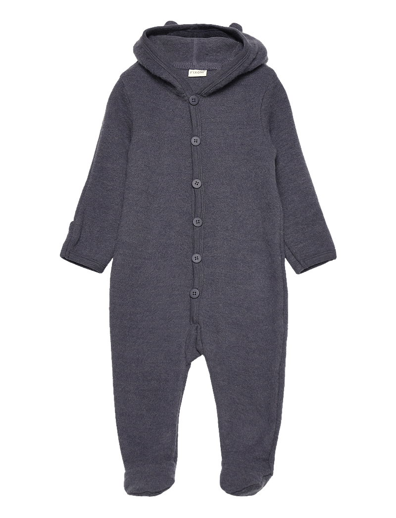 Fixoni - Hush Wool Wholesuit - funkionsunterwäsche - baby - odyssey gray melange - 1