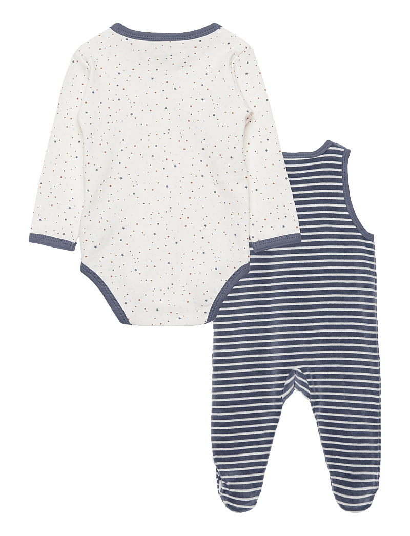 Fixoni - Body LS w.Romper - sett með samfellu - china blue - 1