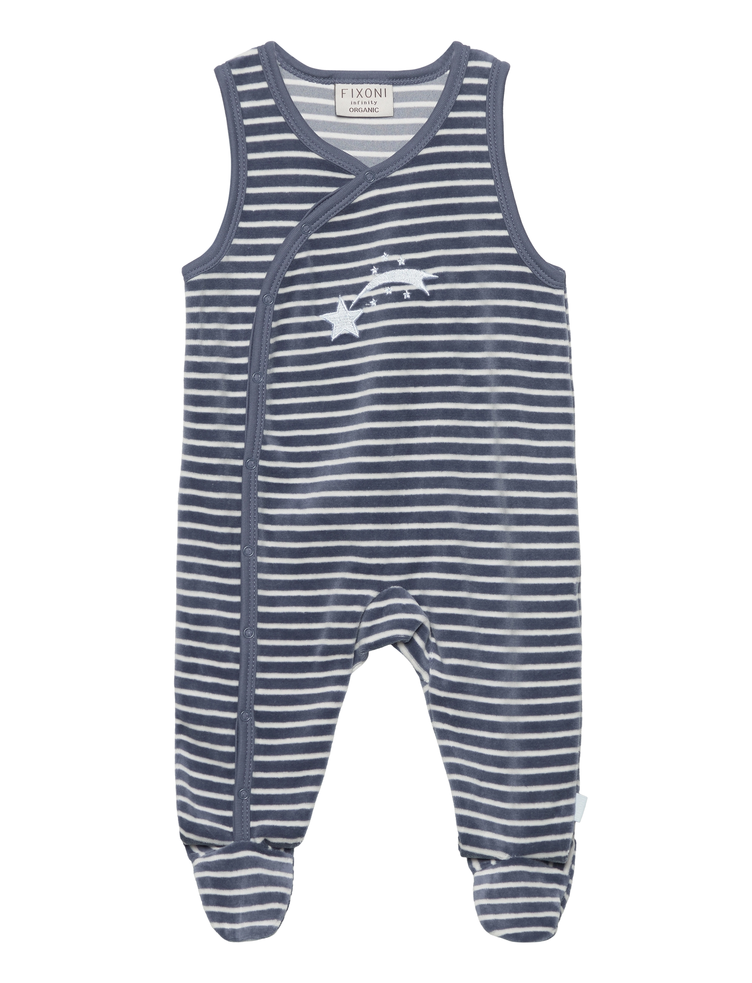 Fixoni - Body LS w.Romper - die niedrigsten preise - china blue - 2