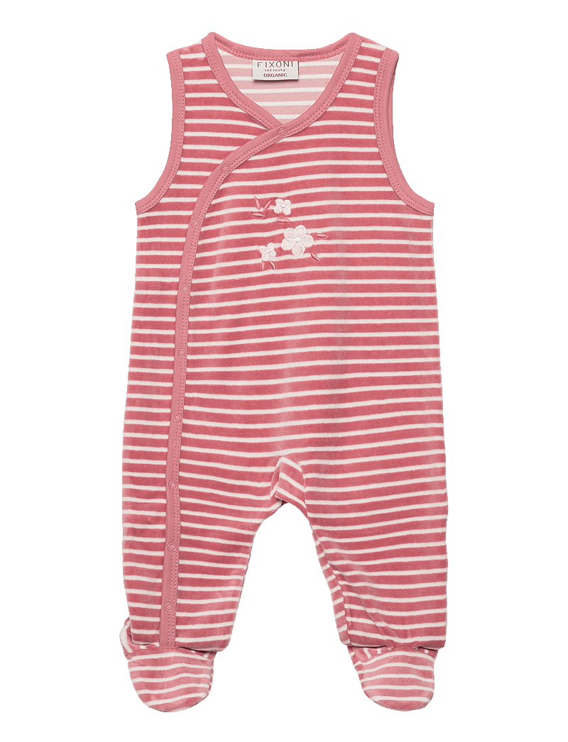 Fixoni - Body LS w.Romper - ensembles avec body - dusty rose - 2