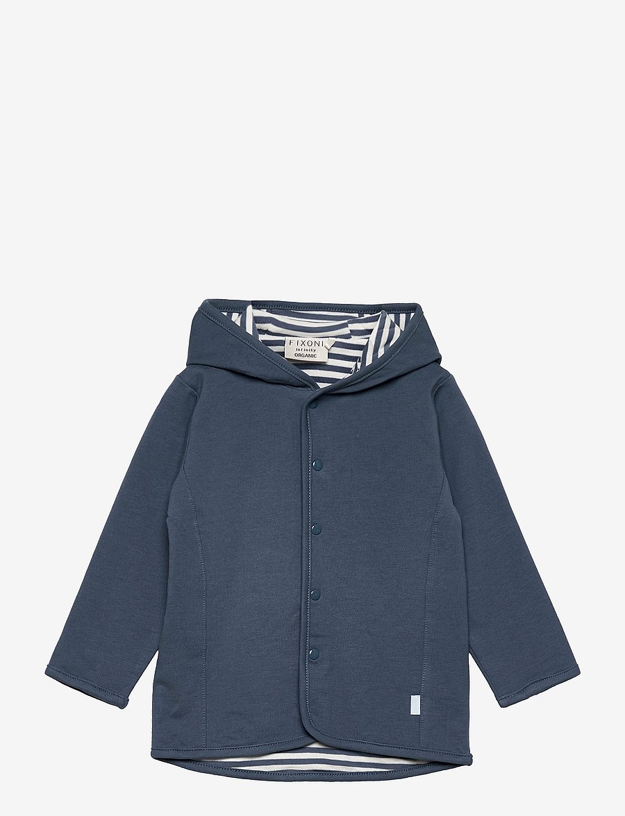 Fixoni - Reversible Cardigan - kapuzenpullover - china blue - 0