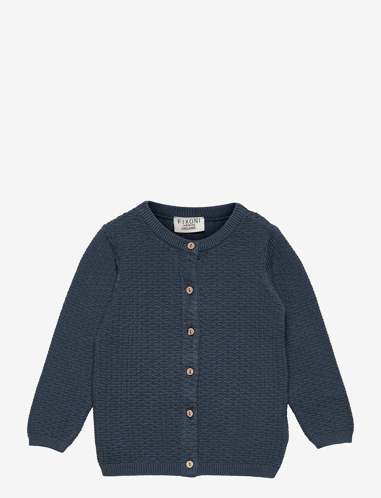 Fixoni - Knitted Cardigan - susegamieji megztiniai - china blue - 0