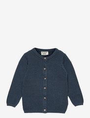 Fixoni - Knitted Cardigan - neuletakit - china blue - 0