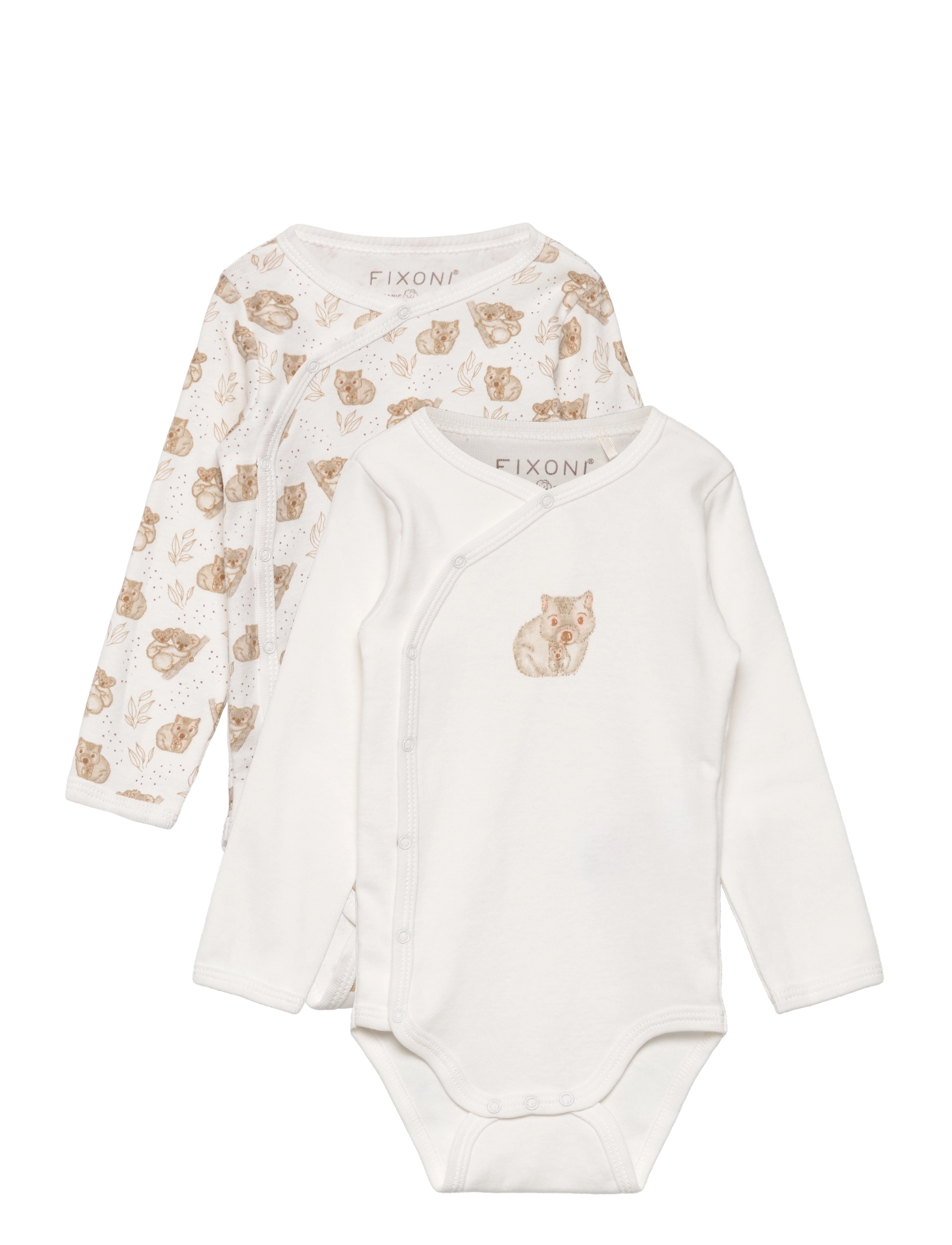 Wrap Body LS 2-Pack - SNOW WHITE