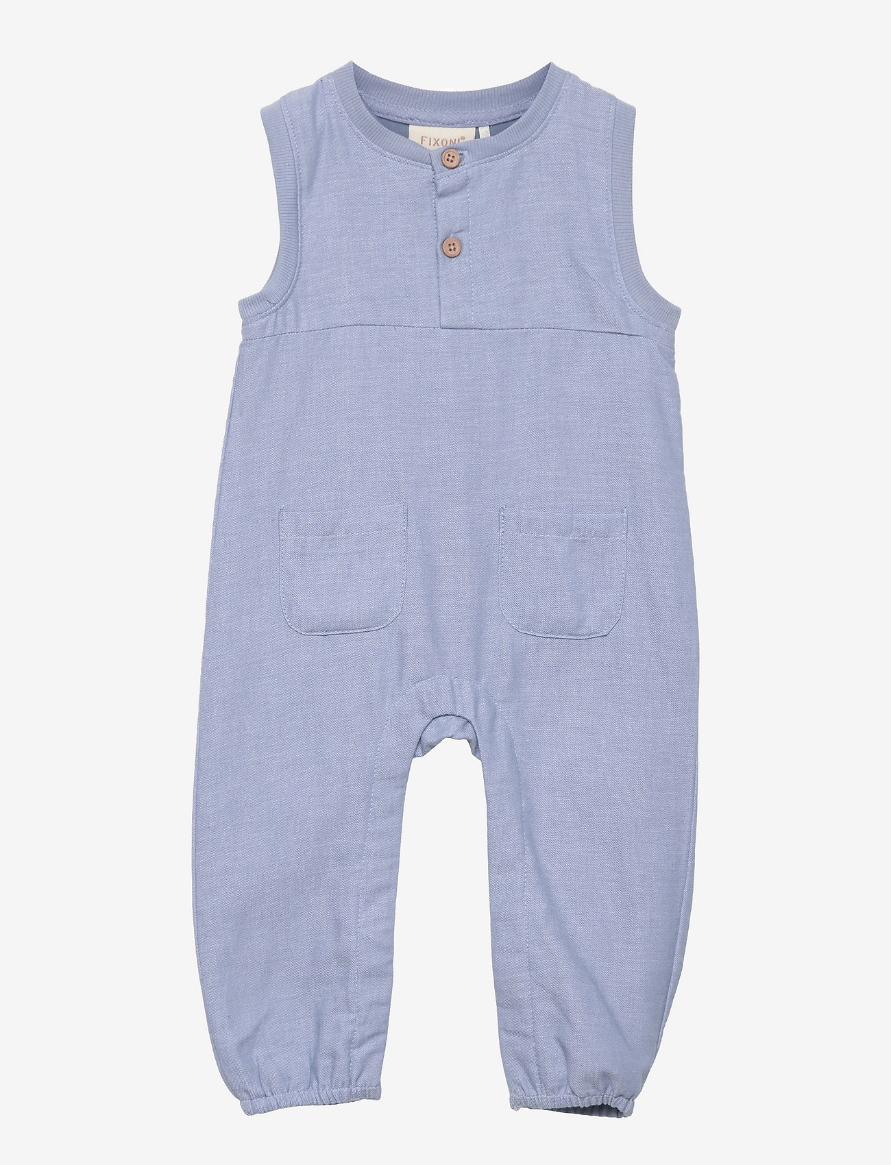 Fixoni - Romper Woven - faded denim - 0
