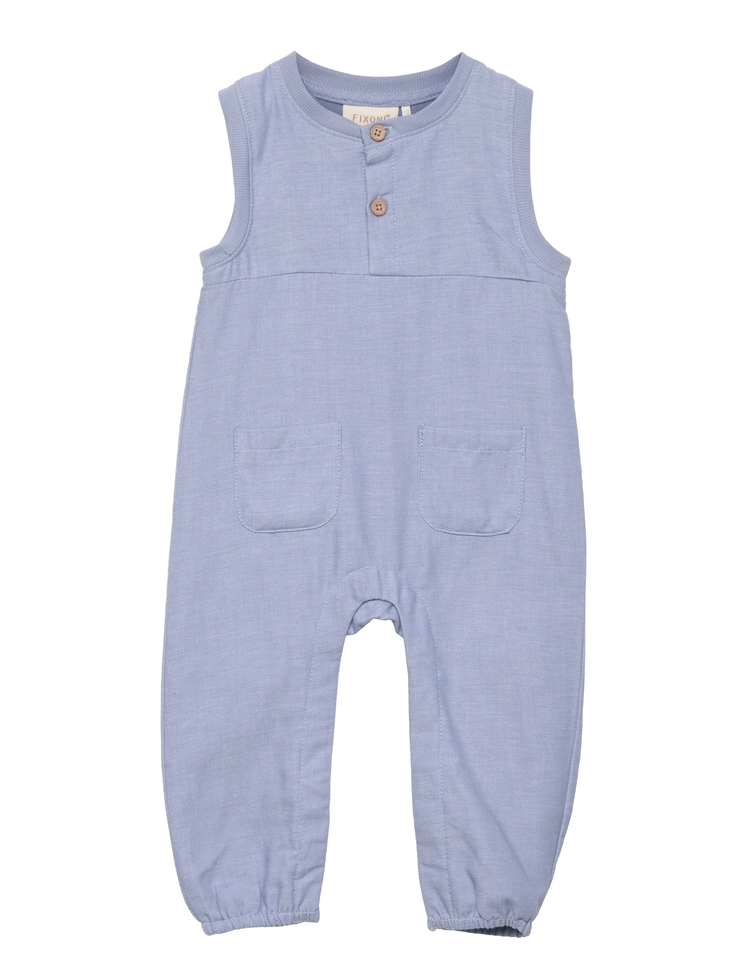 Romper Woven - FADED DENIM