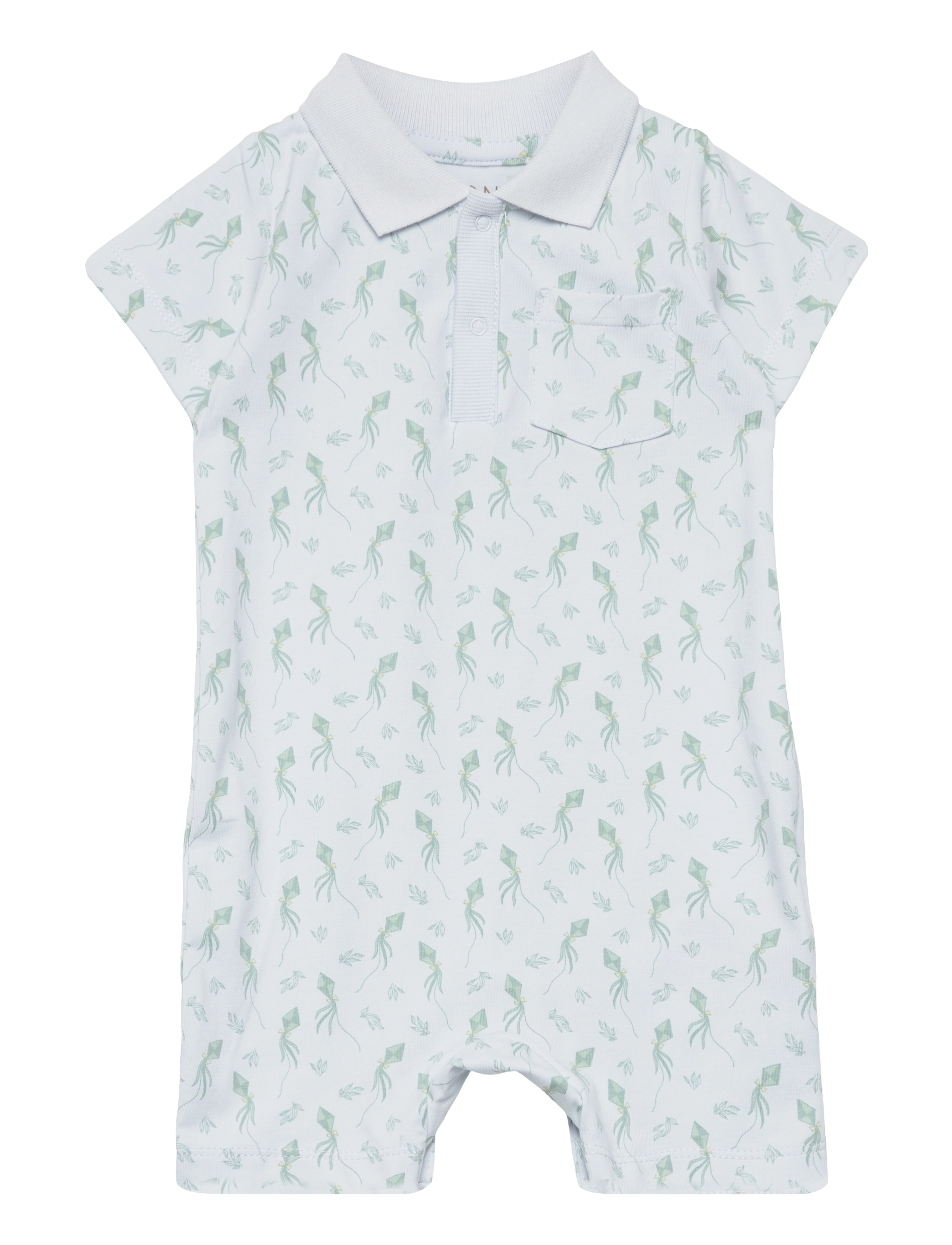 Polo Romper - SKYWRITING