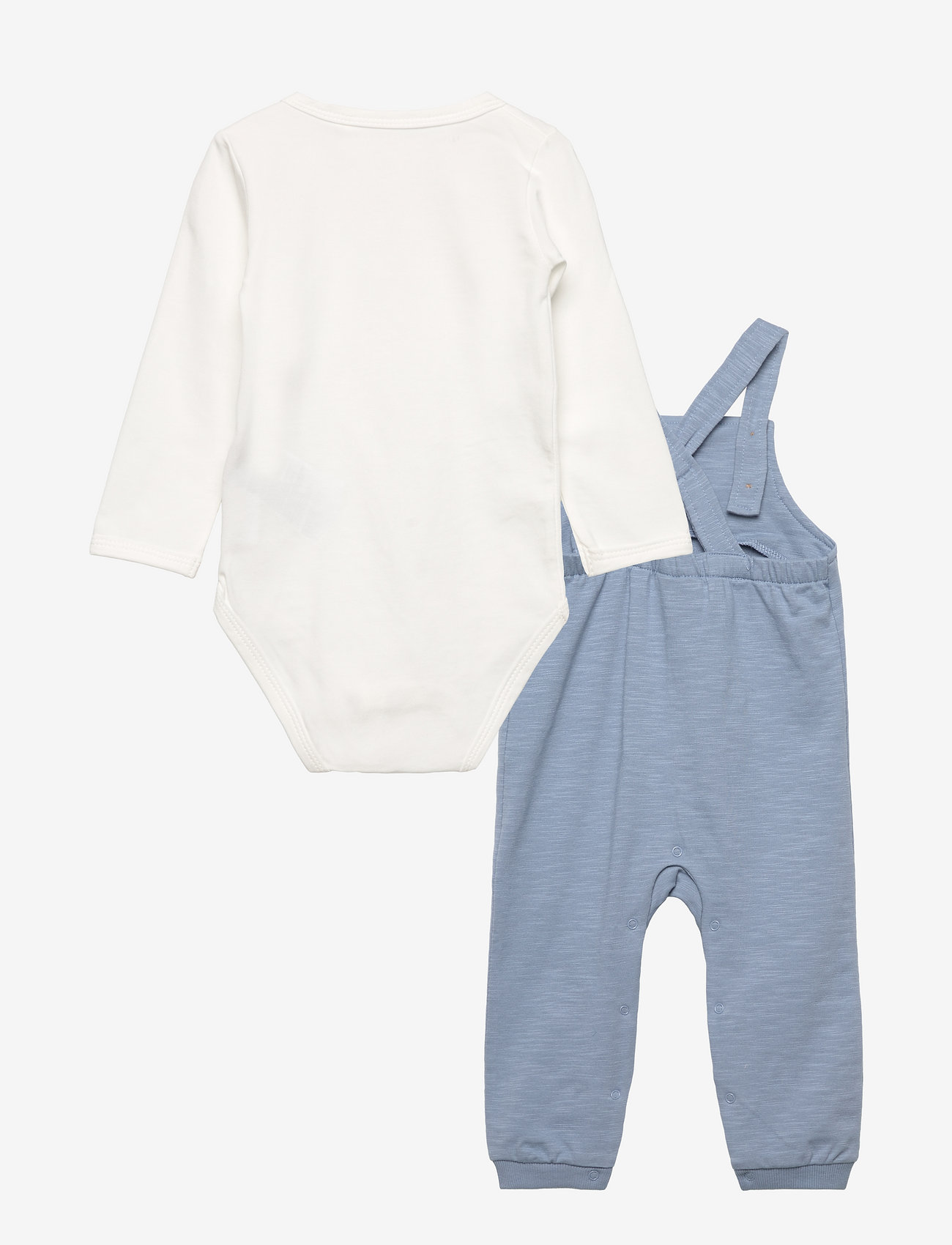 Fixoni - Set w/ Body & Sweat Overall - faded denim - 1