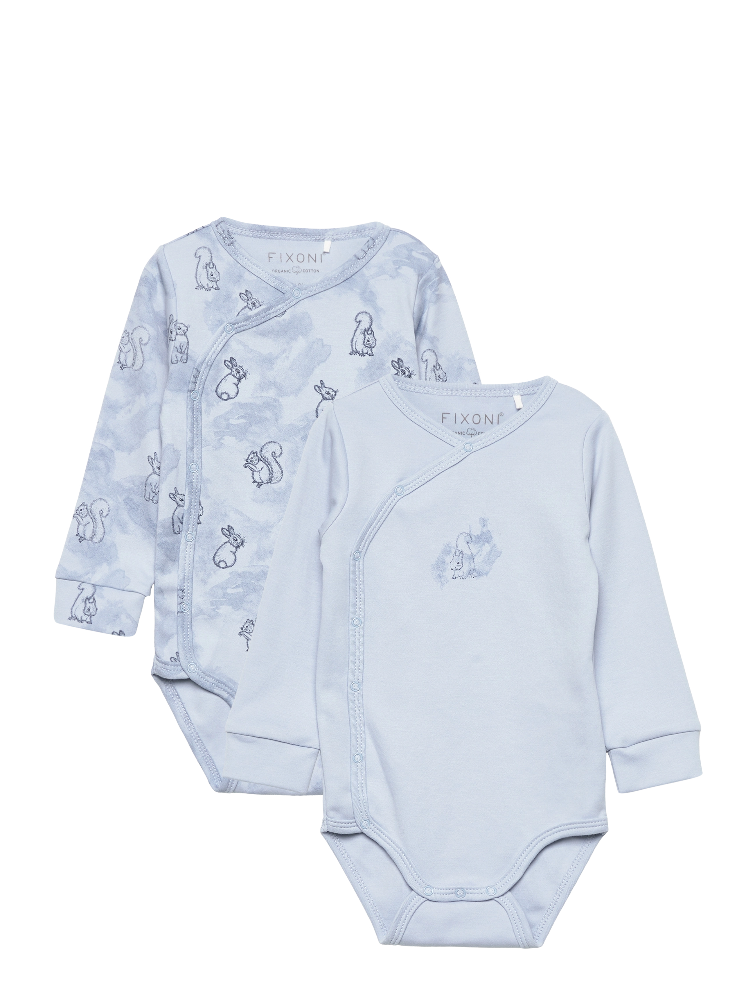 Fixoni - Wrap Body LS 2-Pack - blue fog - 0