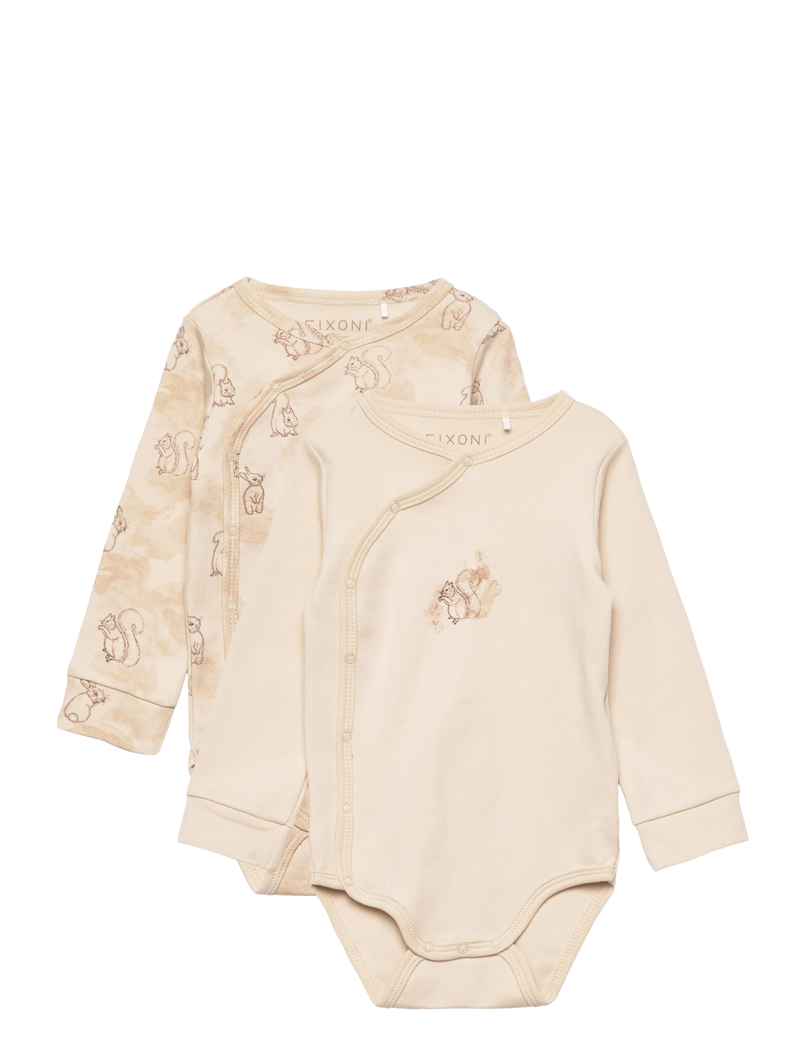 Fixoni - Wrap Body LS 2-Pack - fog - 0