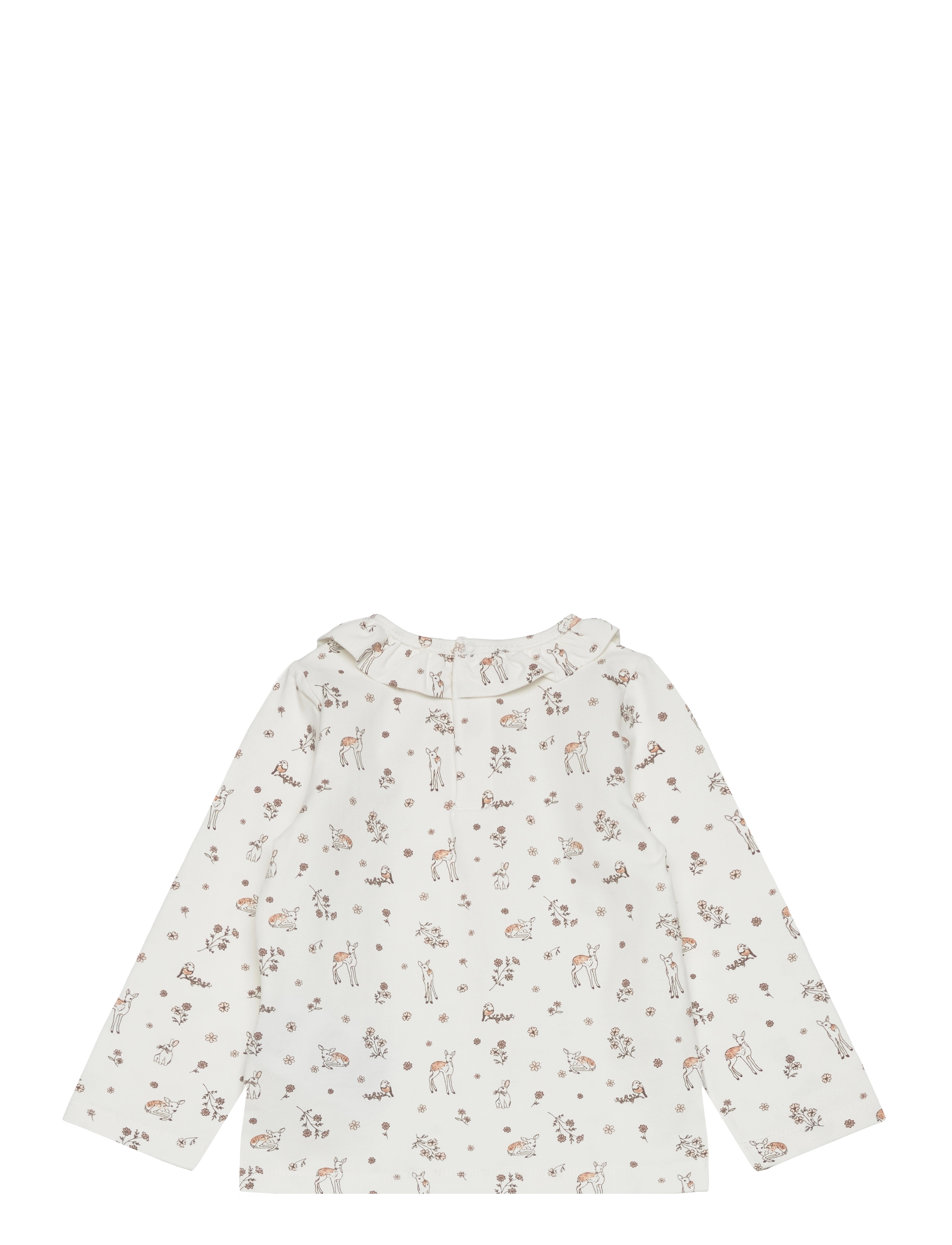 Fixoni - T-shirt LS - silver peony - 1