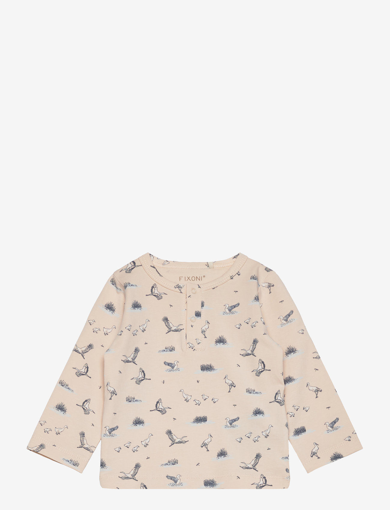 Fixoni - T-shirt LS - tapioca - 0