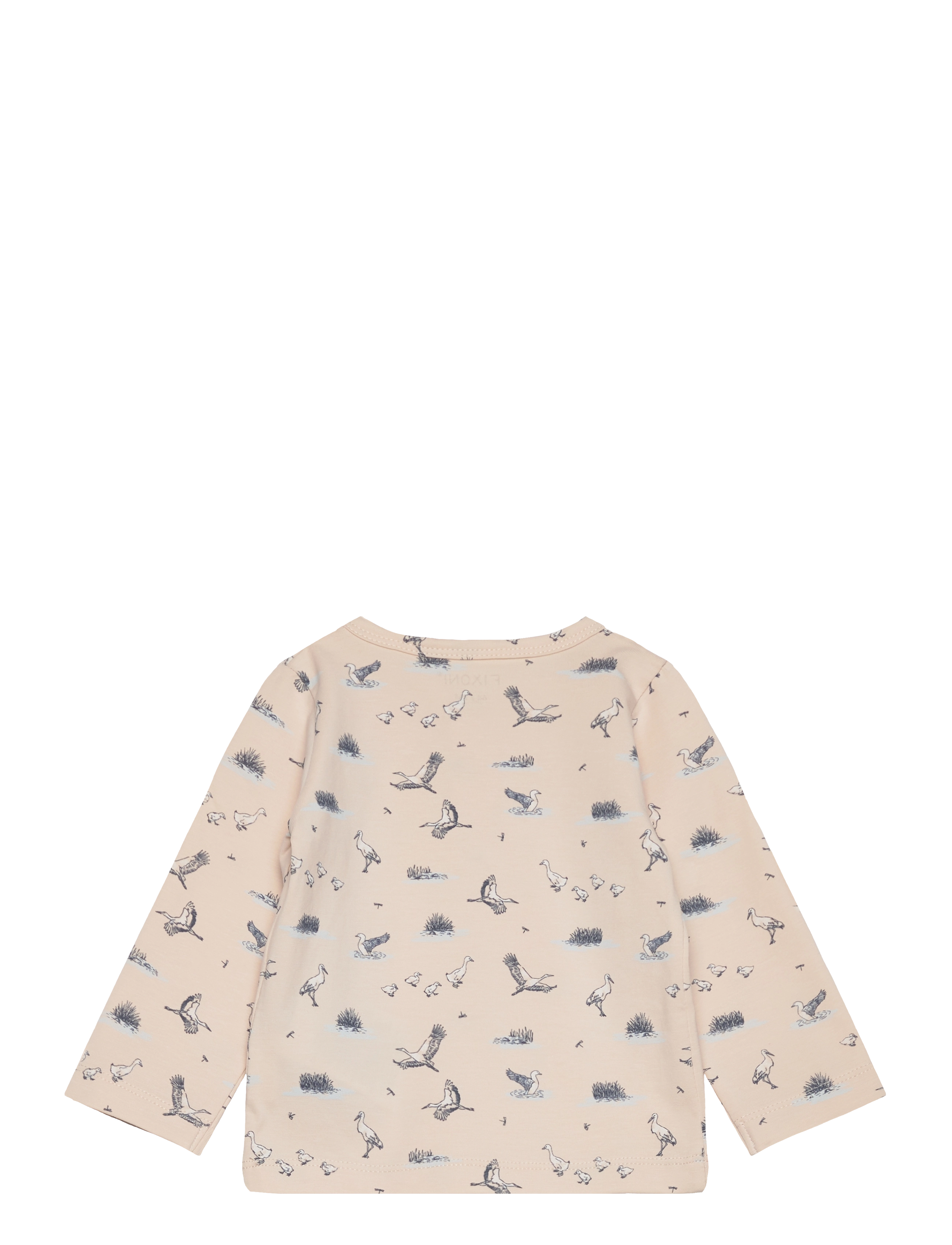 Fixoni - T-shirt LS - tapioca - 1