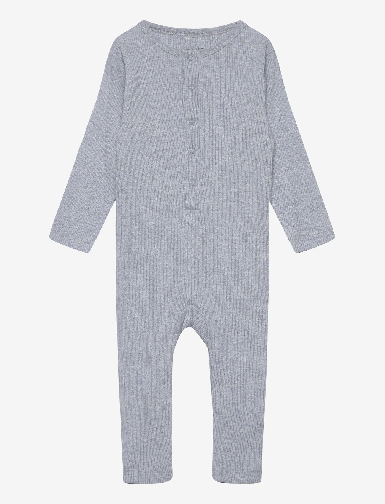 Fixoni - Romper LS Rib - gray dawn - 0