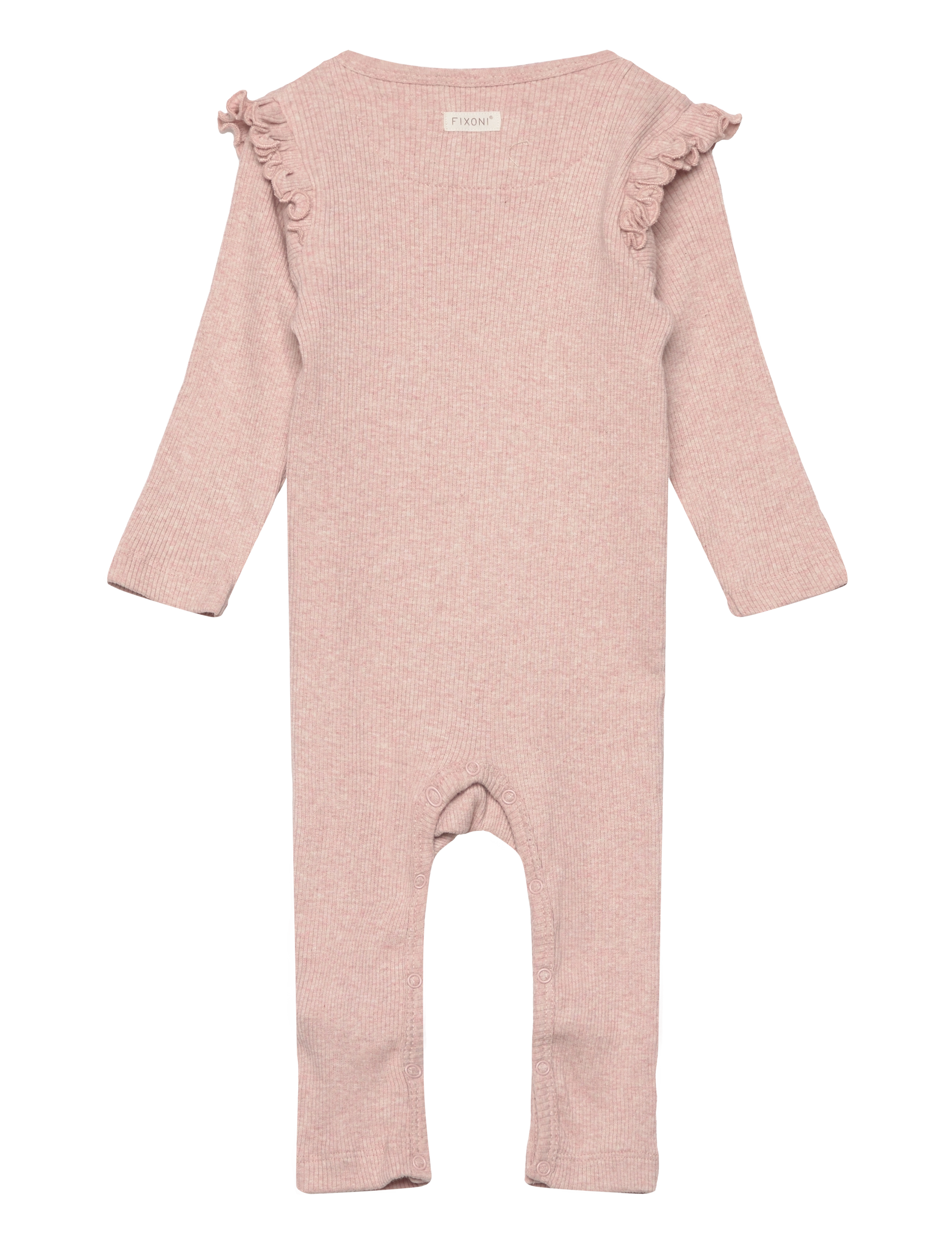 Fixoni - Romper LS Rib - silver peony - 1