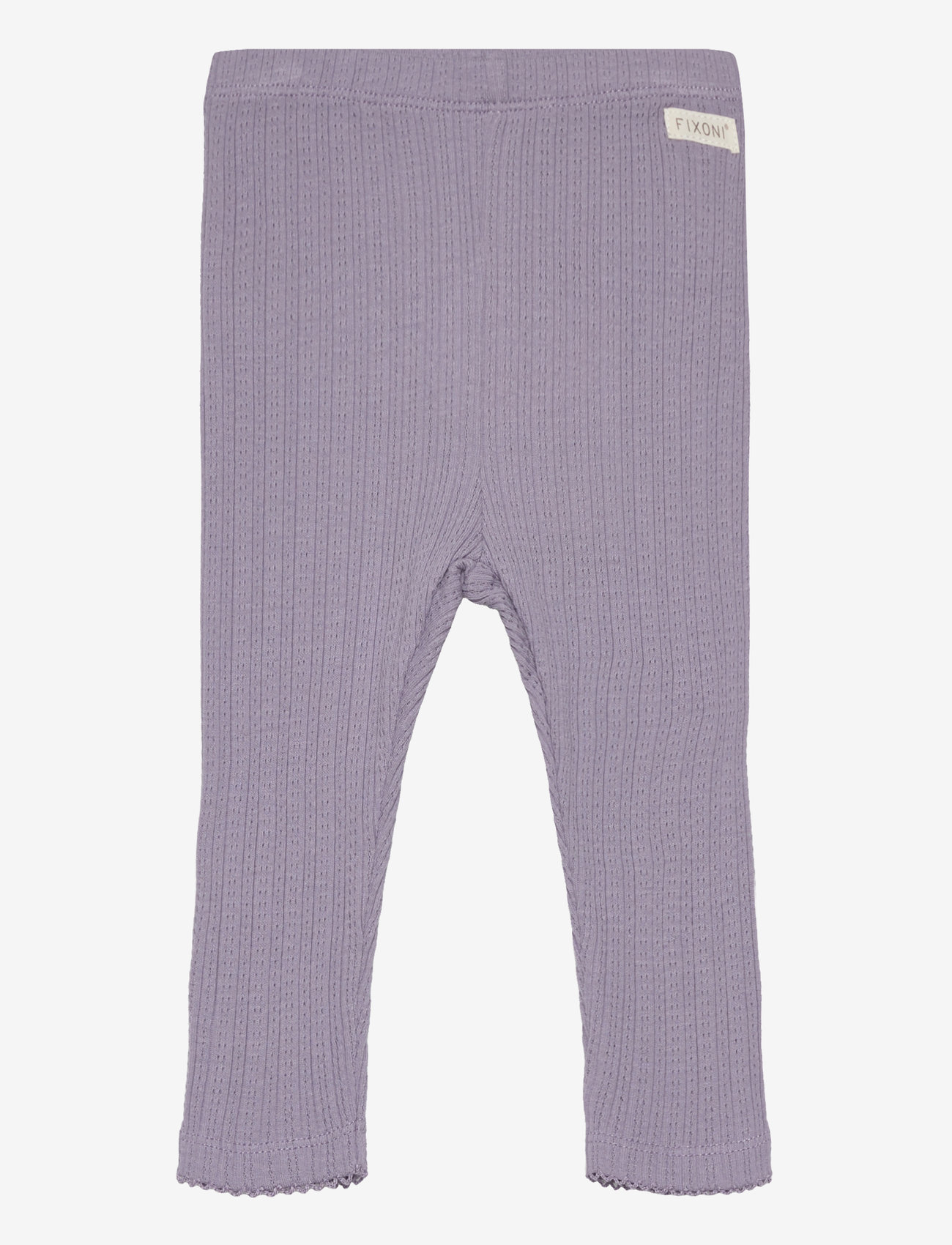Fixoni - Leggings Pointelle - lavender gray - 0