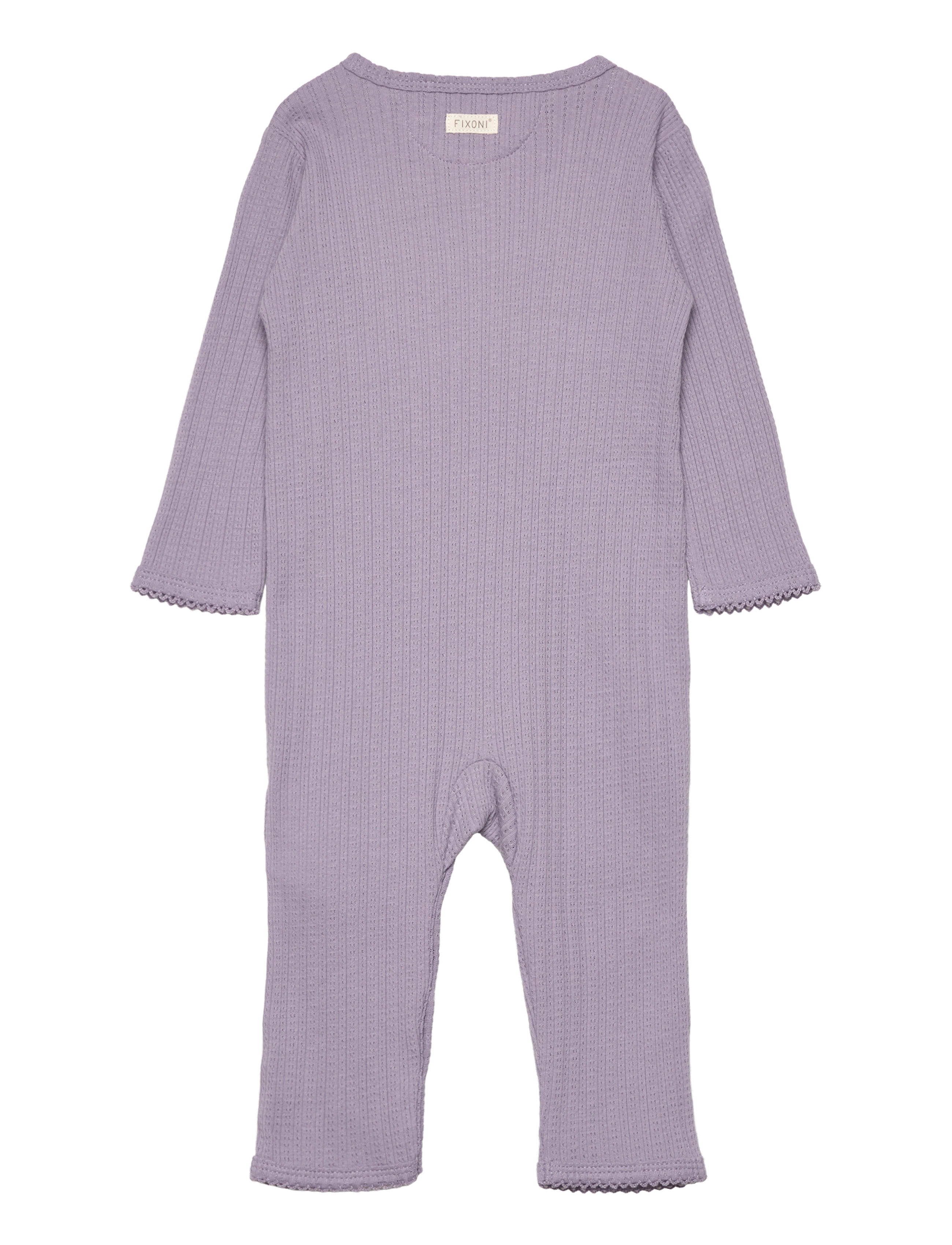 Fixoni - Romper LS Pointelle - lavender gray - 1