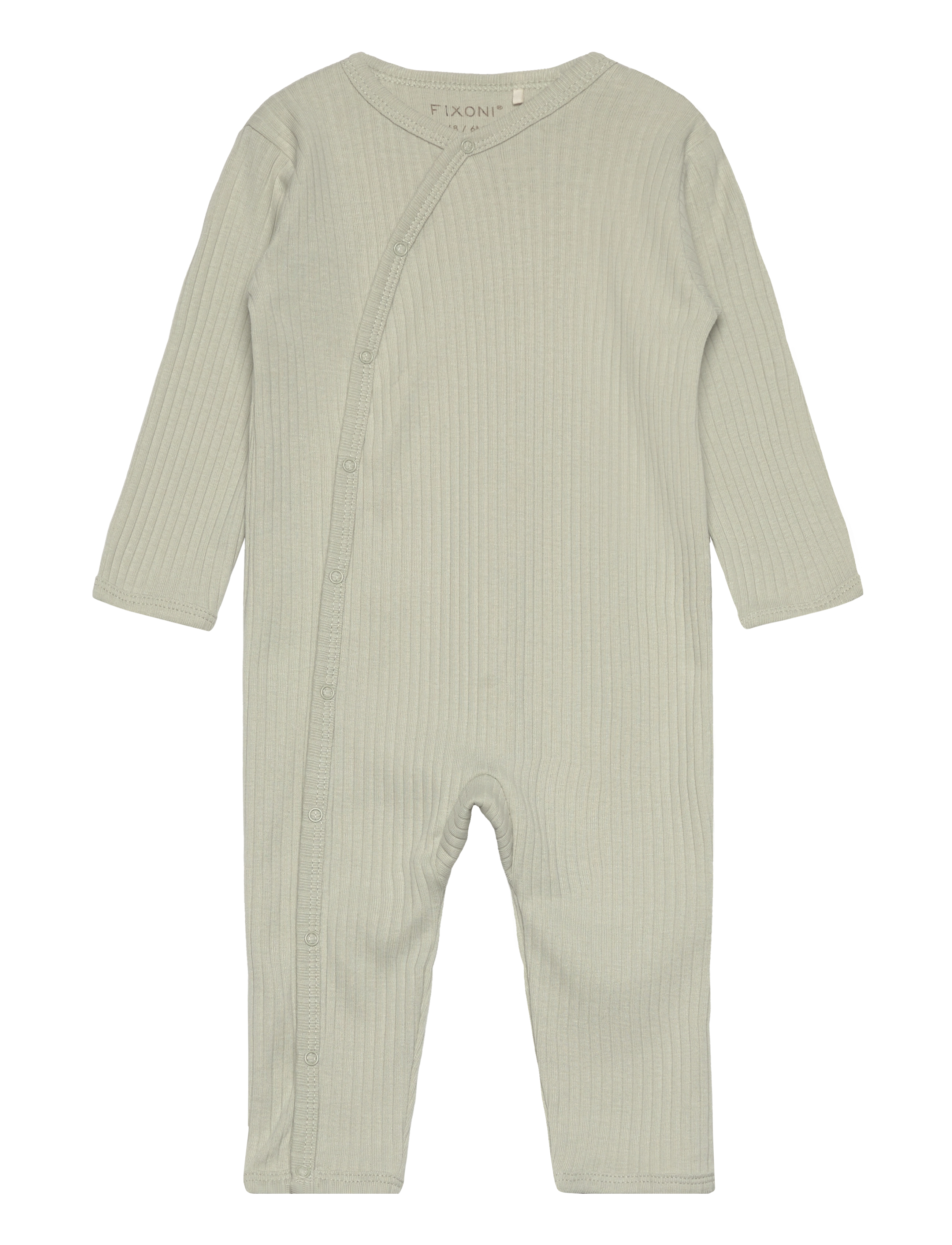 Romper LS Rib - MINERAL GRAY