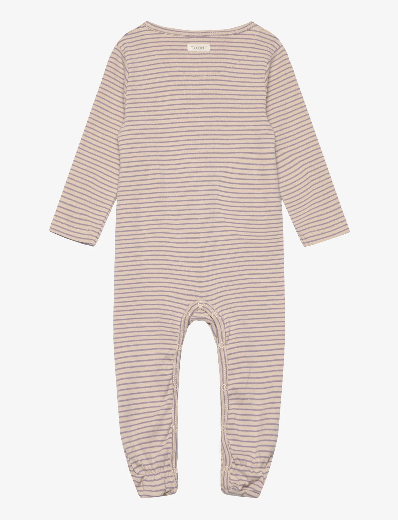Fixoni - Romper LS w. Feet - pyjamas - lavender gray - 1