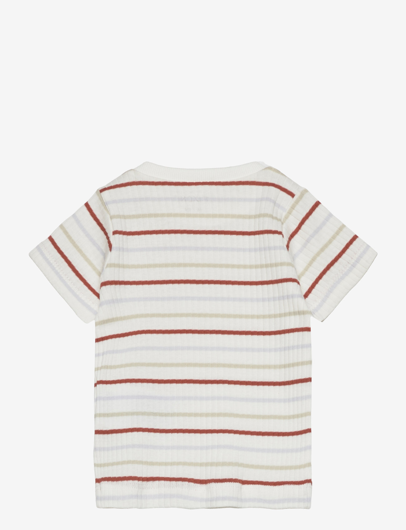 Fixoni - T-shirt SS Rib - lühikeste varrukatega t-särgid - coconut milk - 1