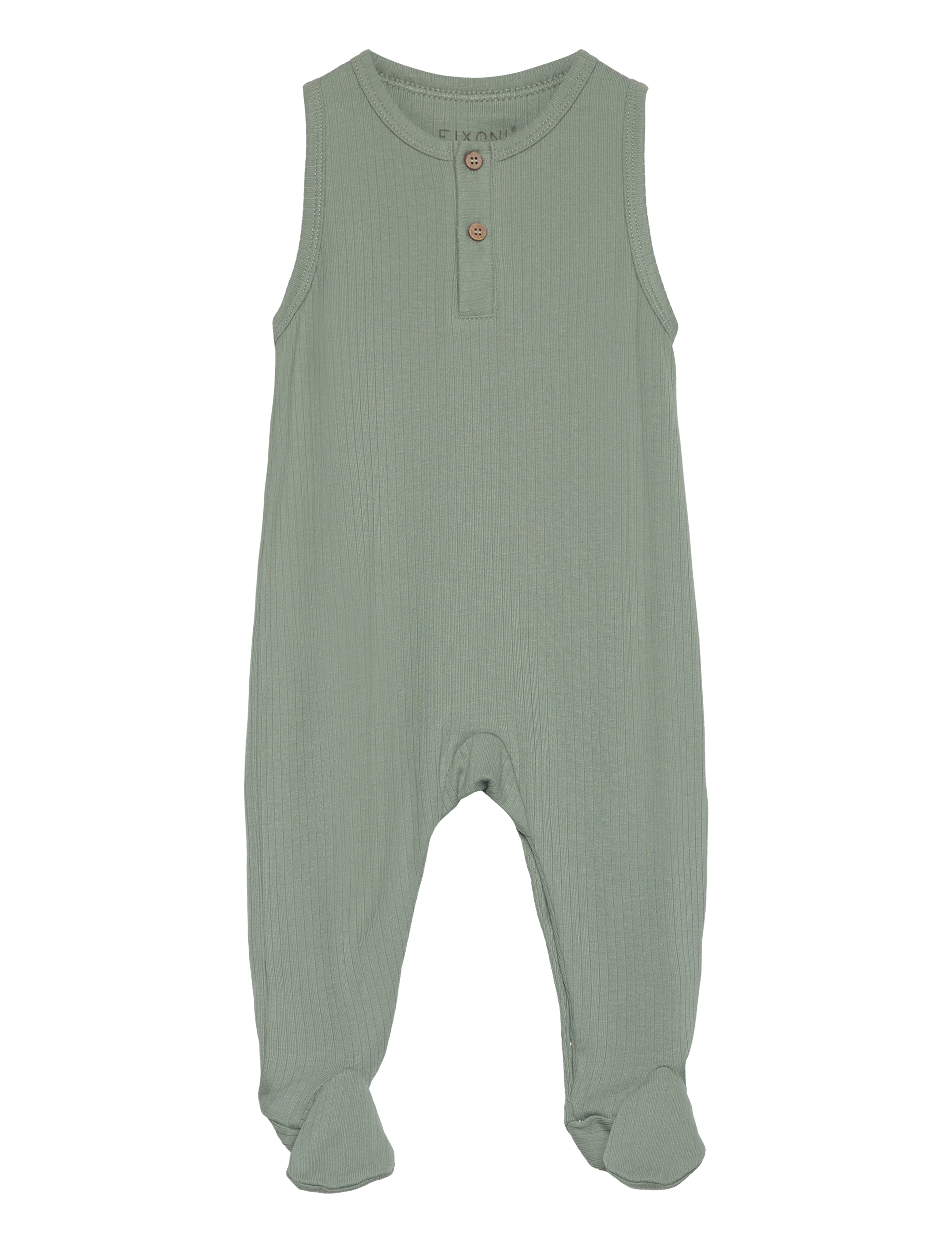 Fixoni - Set w. Body & Romper Rib - lily pad - 2