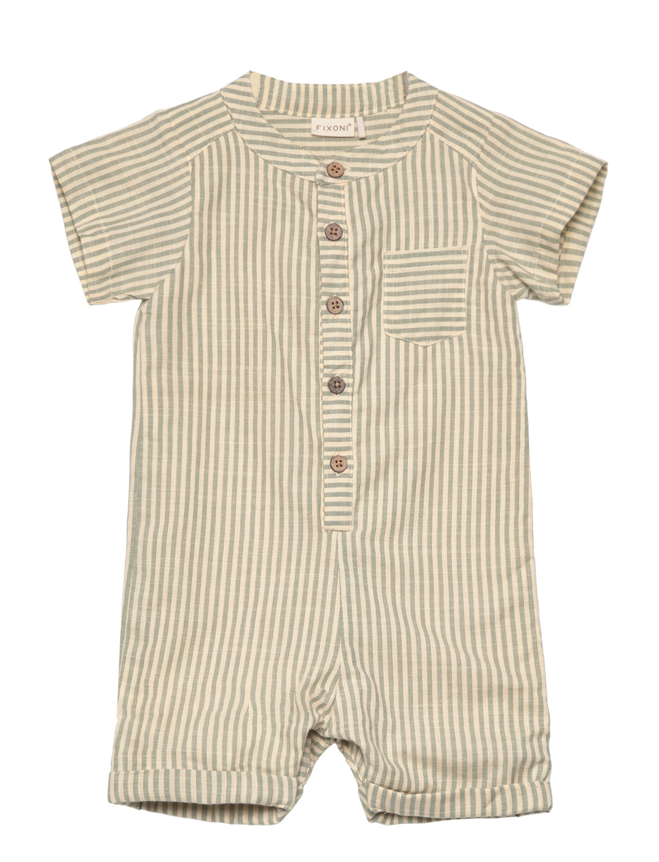Fixoni - Romper SS Woven - lily pad - 0