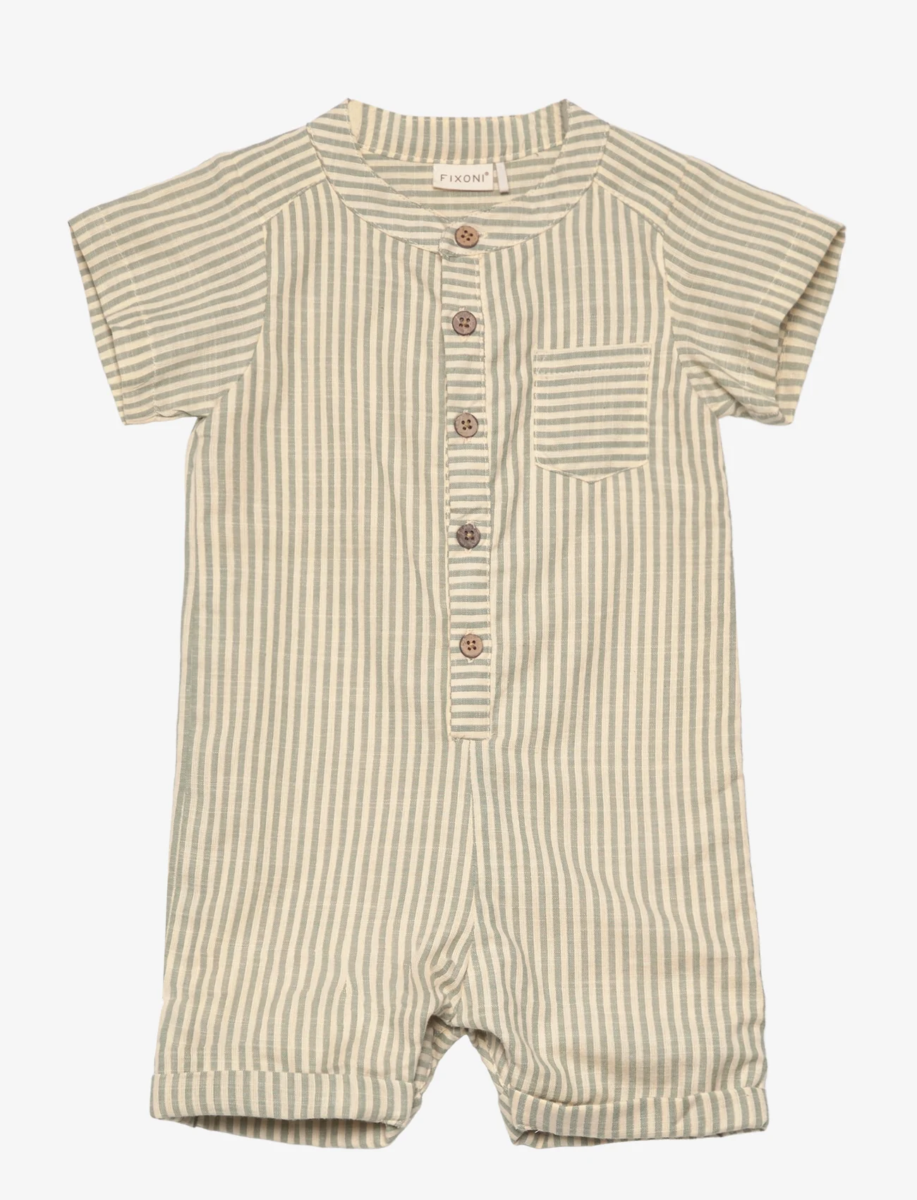 Fixoni - Romper SS Woven - short-sleeved - lily pad - 0