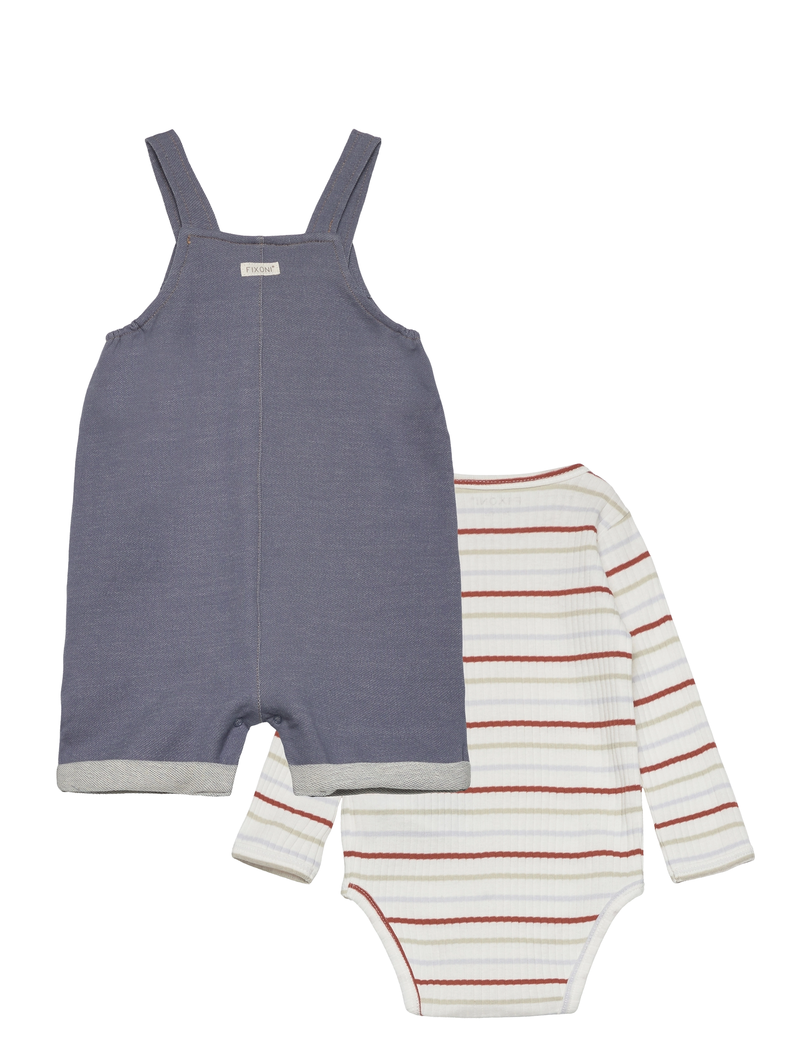 Fixoni - Set w. Body & Overall Sweat - grisaille - 2