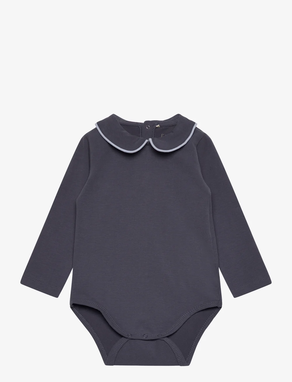 Fixoni - Body LS w. Collar - plain long-sleeved bodies - odyssey gray - 0