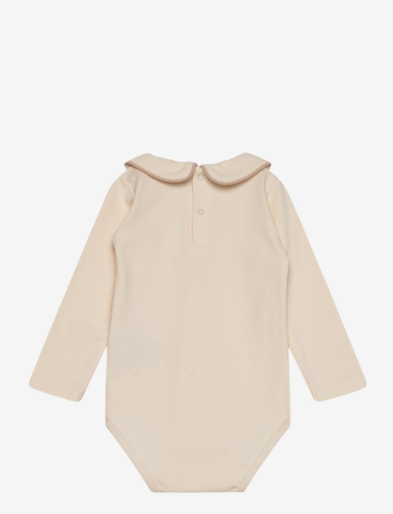 Fixoni - Body LS w. Collar - Ühevärvilised pikkade varrukatega bodid - whitecap gray - 1