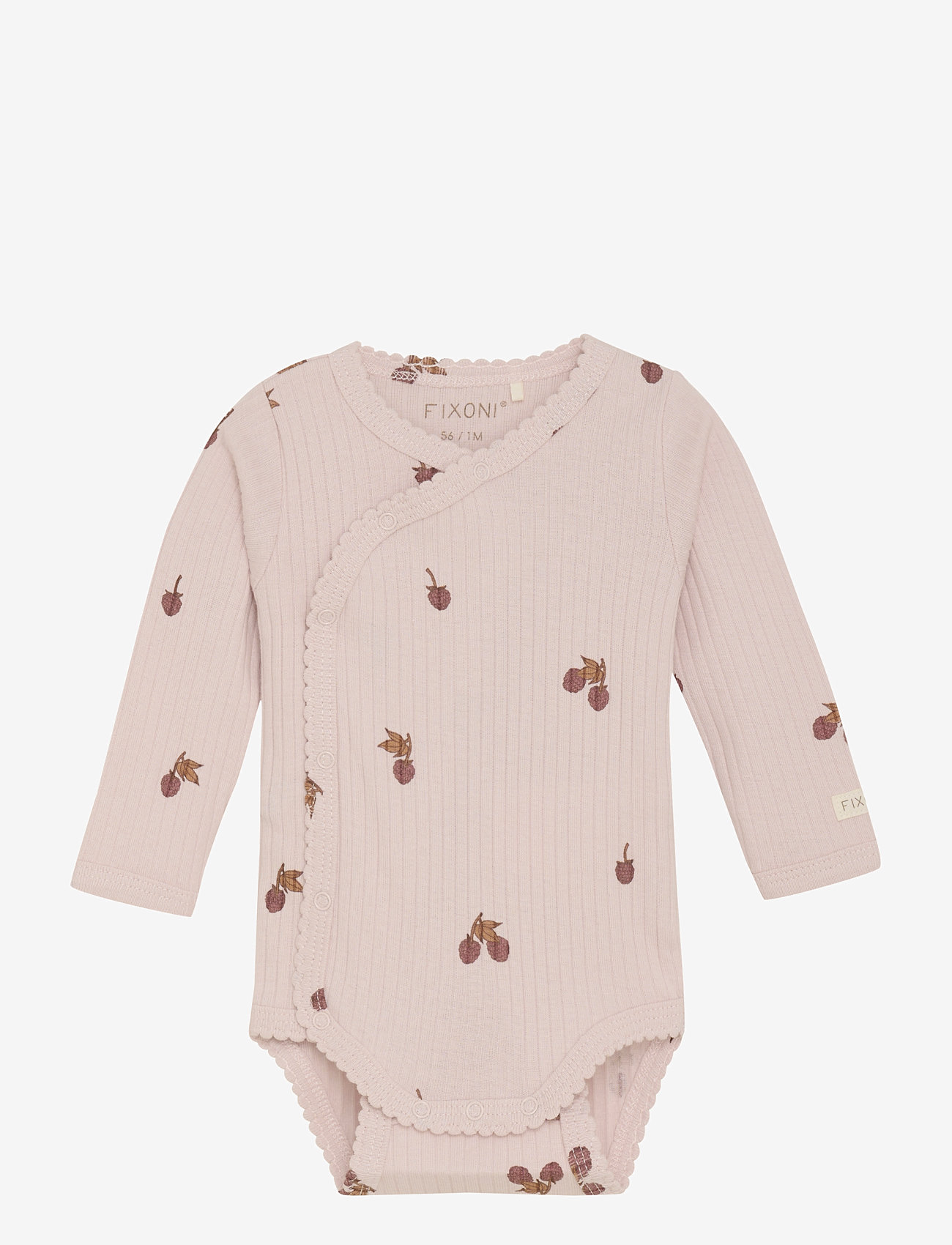 Fixoni - Wrap Body LS Rib - hushed violet - 0