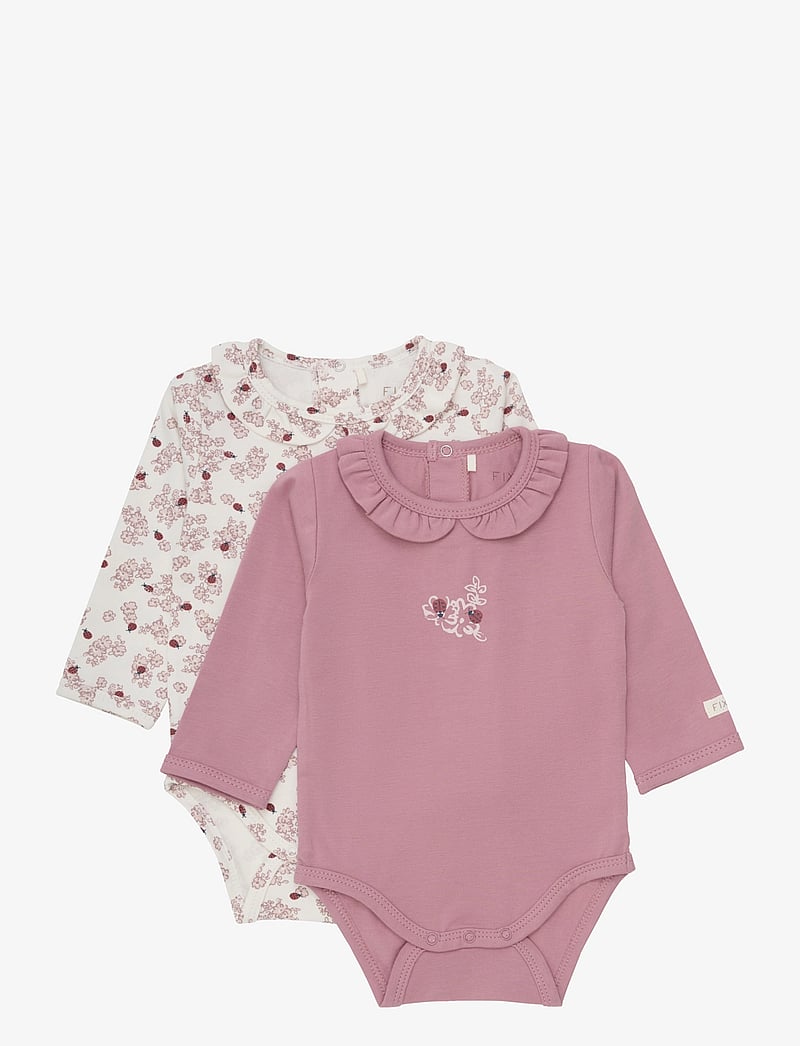 Fixoni - Body LS 2-Pack - langärmelig - eggnog - 0