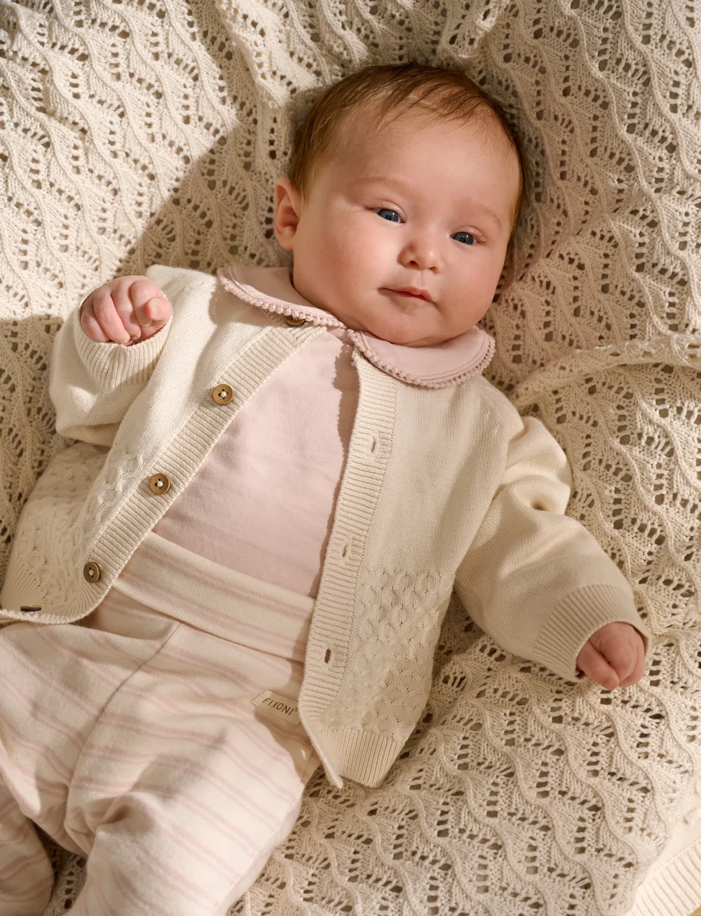 Fixoni - Body LS w. Collar - long-sleeved - eggnog - 0