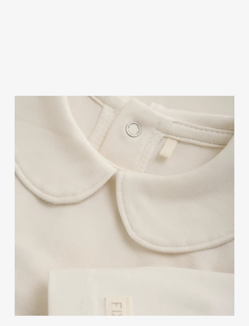 Fixoni - Body LS w. Collar - long-sleeved - eggnog - 3